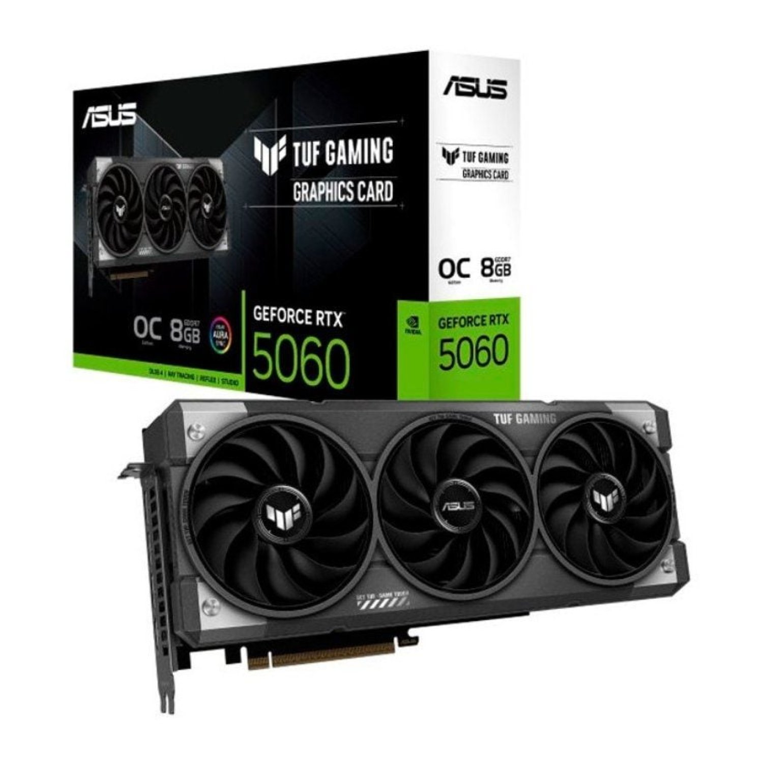 Asus TUF Gaming GeForce RTX 5060 OC · 8GB GDDR7 · Refrigeración Triple Fan