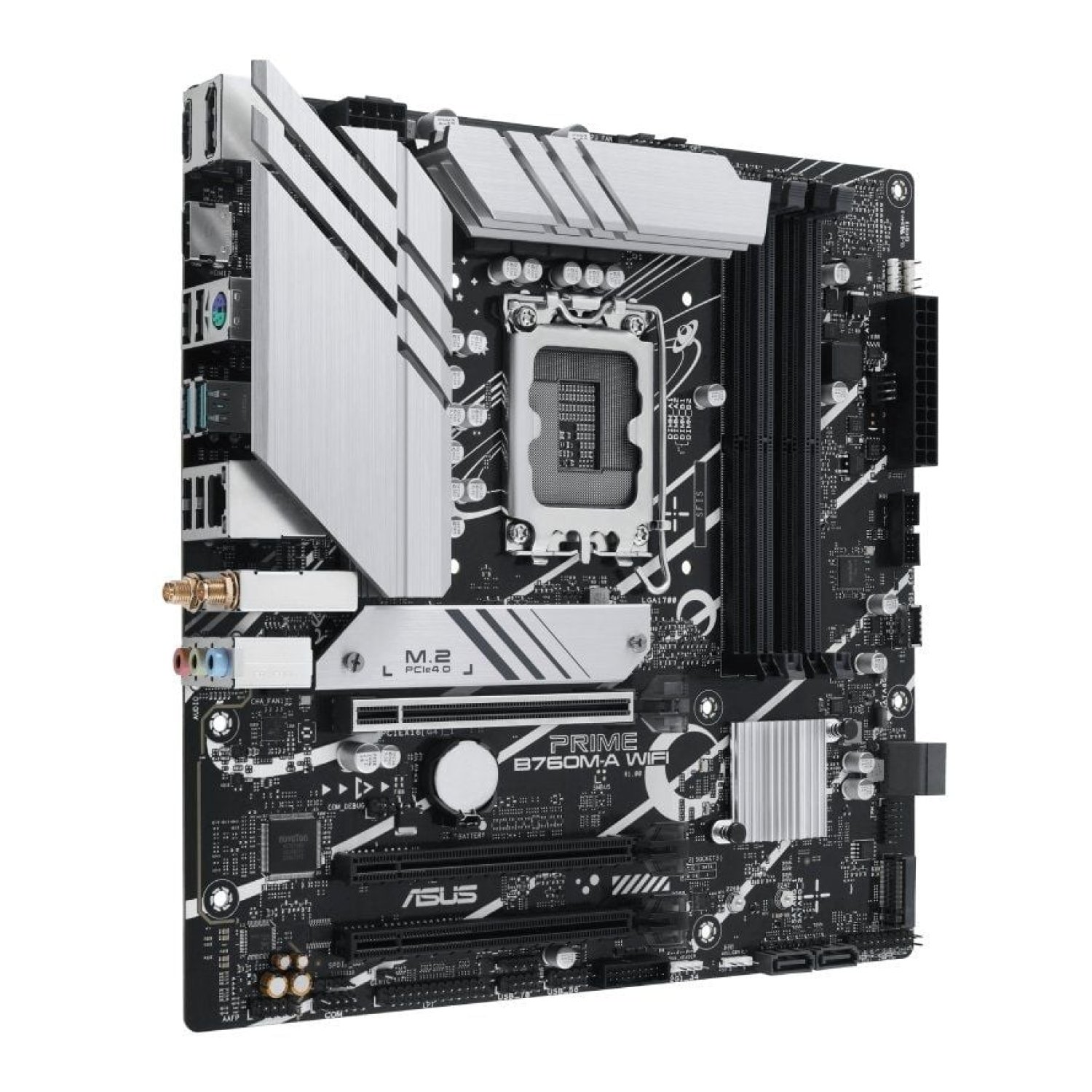Asus Prime B760M-A · Socket 1700 · Micro ATX · DDR5 · PCIe 4.0 · WiFi