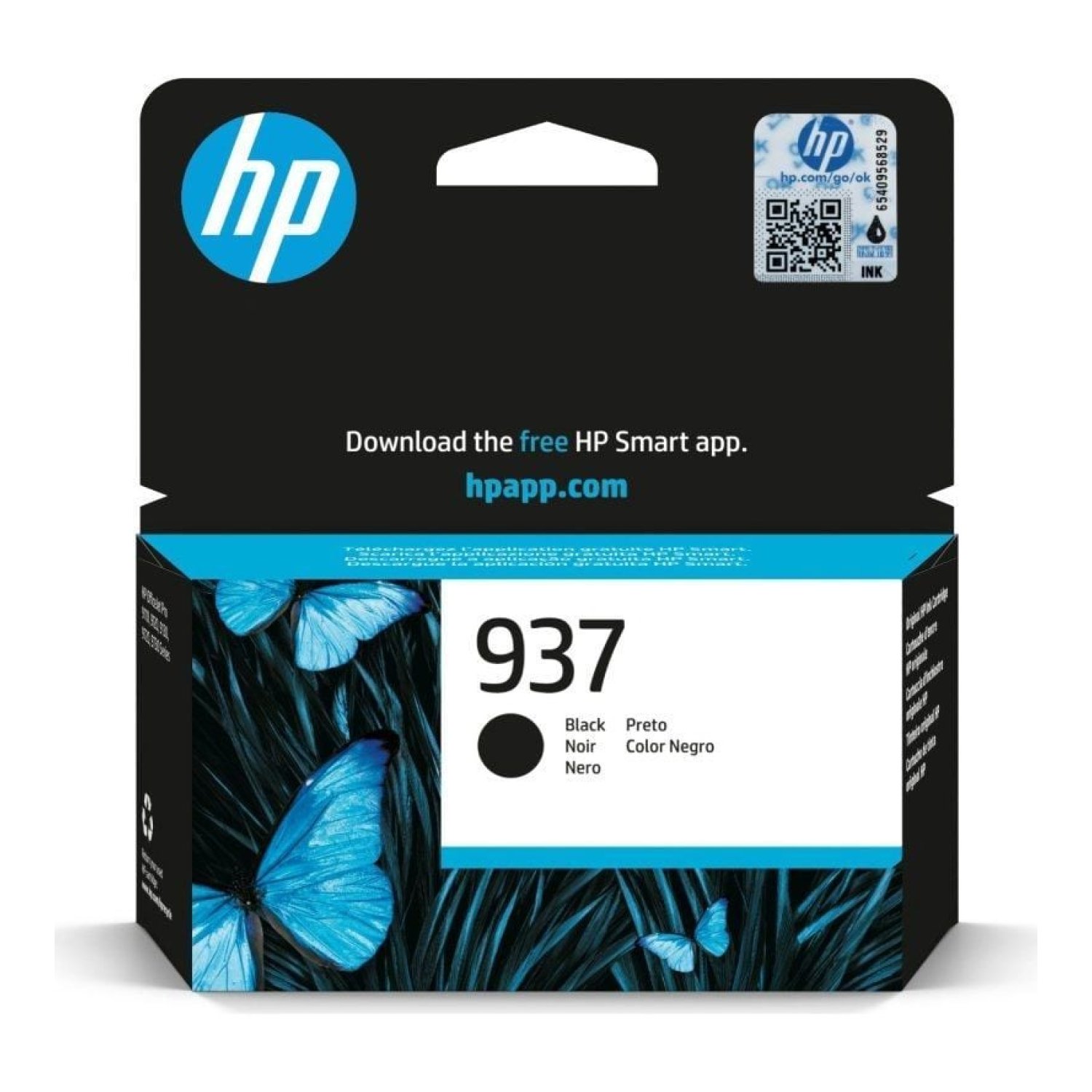 HP Cartucho Tinta Original nº937 · Negro