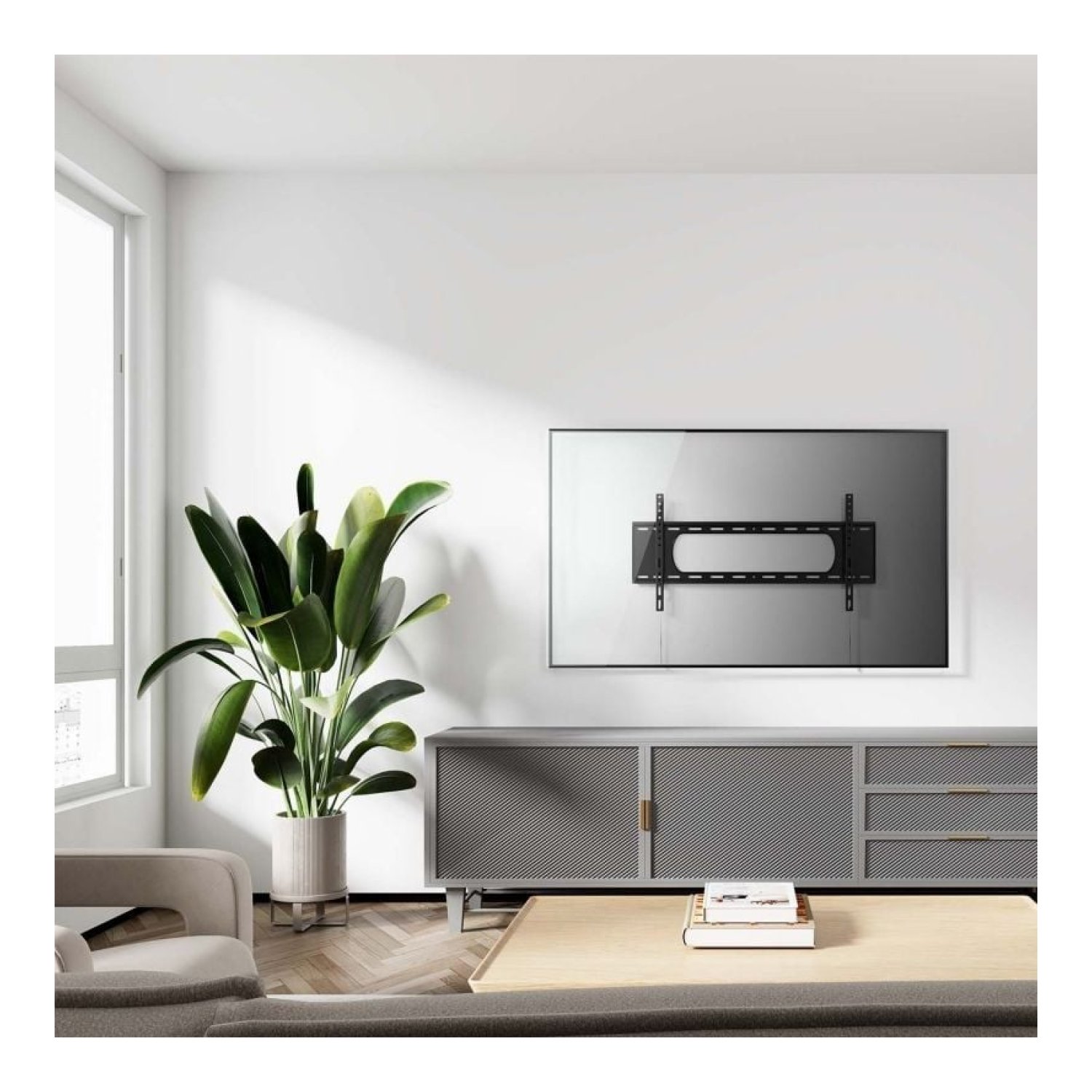 Aisens WT90F · Soporte de Pared para TV · 43-90" · Hasta 80kg