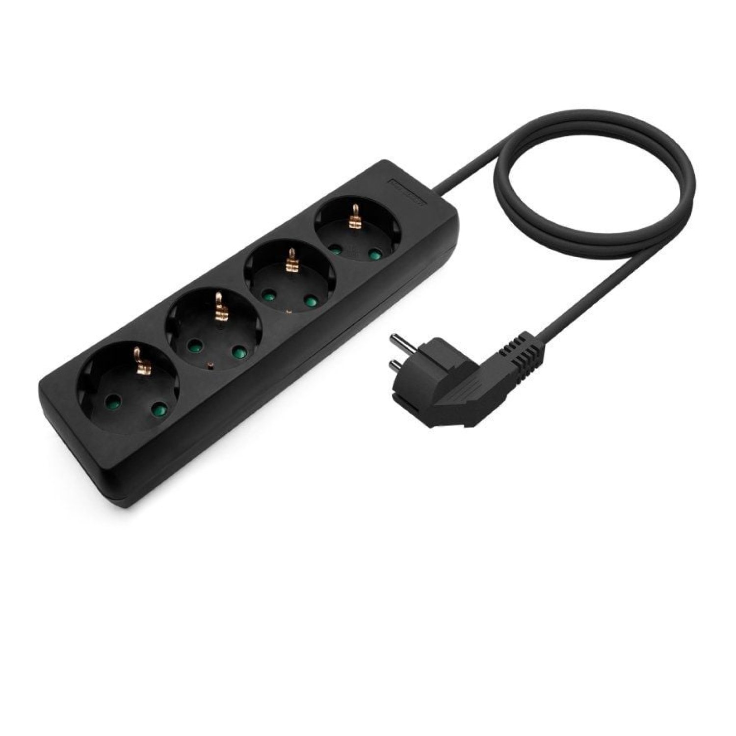 Aisens · Regleta 4 Tomas · Cable 1,4m · Negro