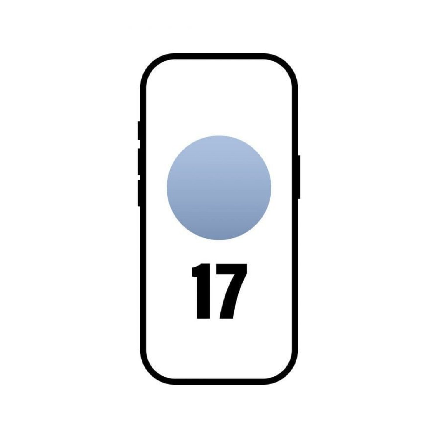 Apple iPhone 17 · 6,3" · 256GB · 5G · Azul Neblina