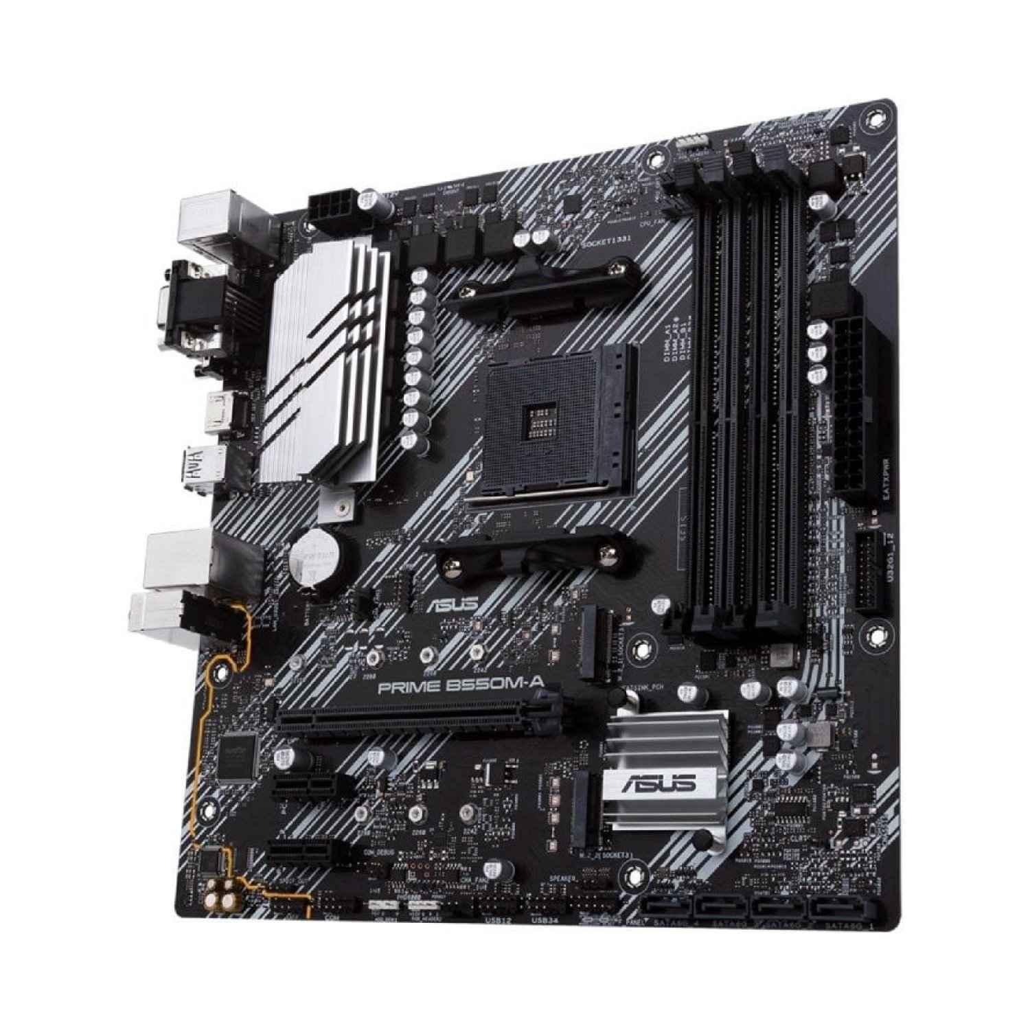 Asus Prime B550M-A · Socket AM4 · DDR4 · PCIe 4.0 · Micro ATX