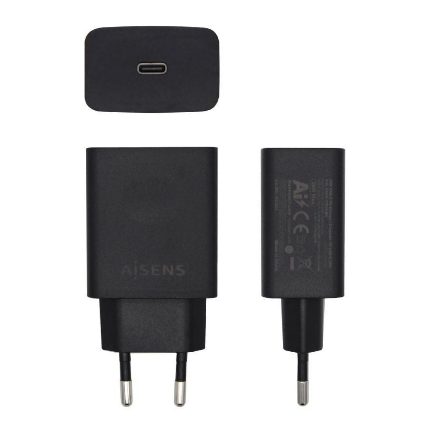 Aisens Cargador de Pared · 1x USB-C · 20W