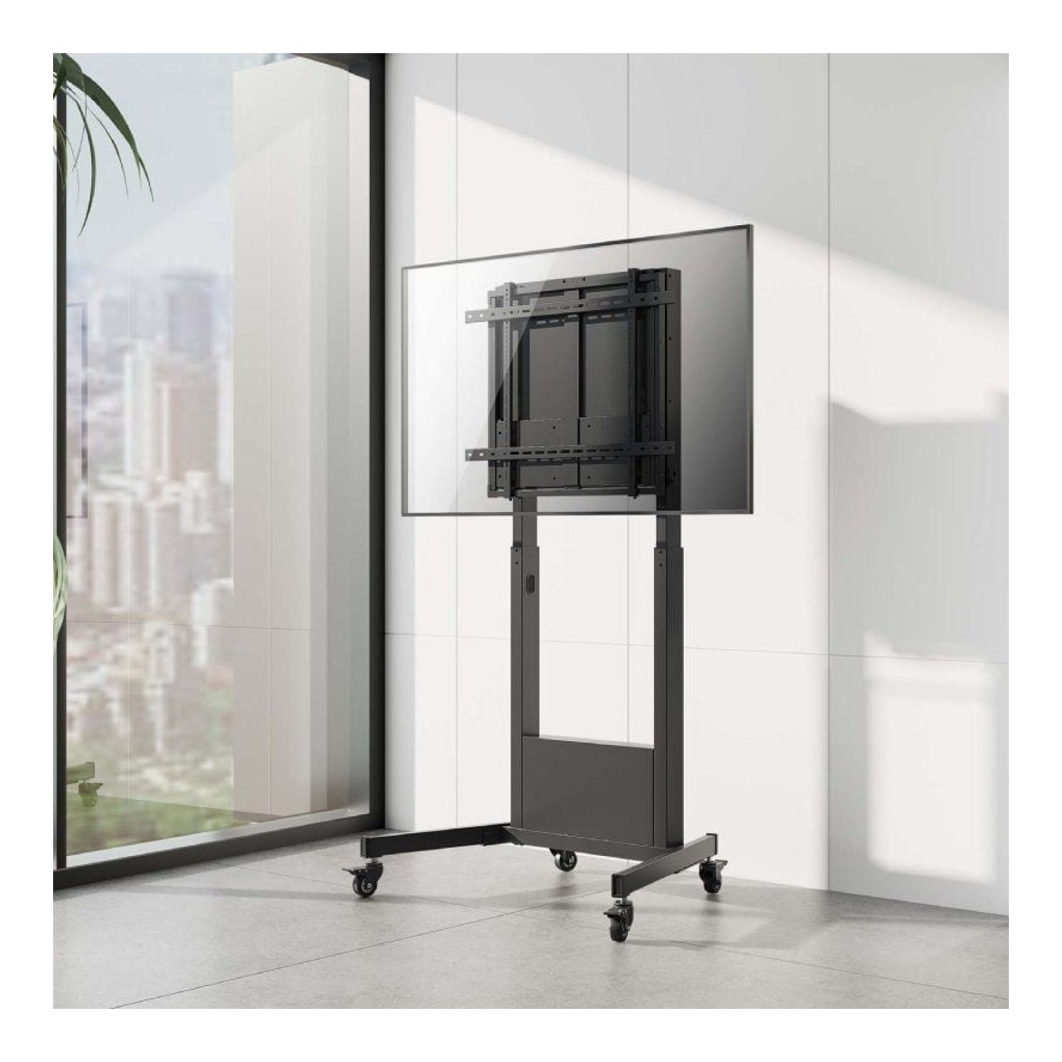 Aisens FT100E-263 · Soporte Suelo TV 60-100" · Ruedas · Hasta 90kg