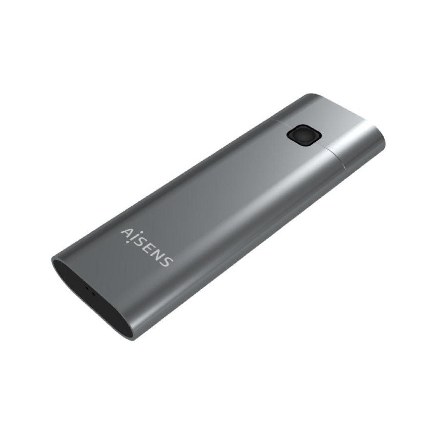 Aisens ASM2-021GR · Caja Externa SSD M.2 NVMe · USB 3.1 Gen2 · Sin Tornillos