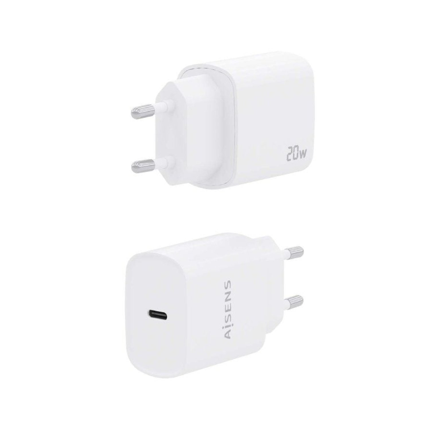 Aisens Cargador de Pared · USB Tipo-C · 20W