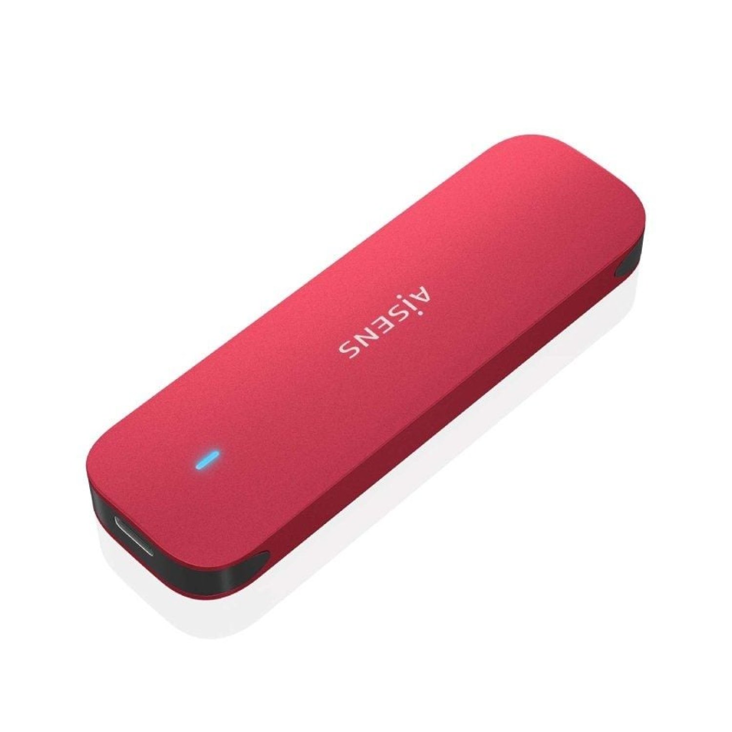 Aisens ASM2-027RED · Caja Externa SSD M.2 NVMe · USB 3.2 · Sin tornillos