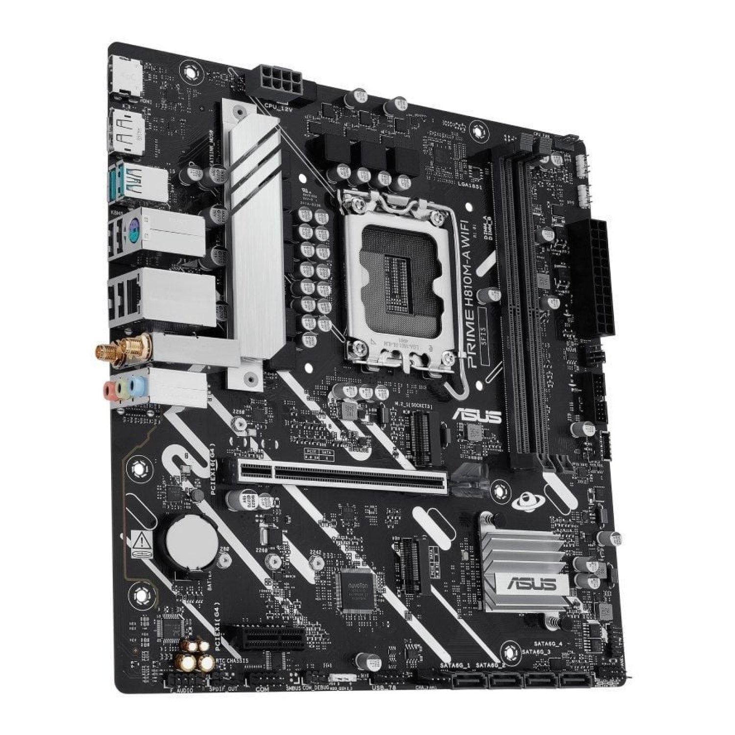 ASUS Prime H810M-A WiFi · Socket 1851 · DDR5 · PCIe 4.0 · Micro ATX