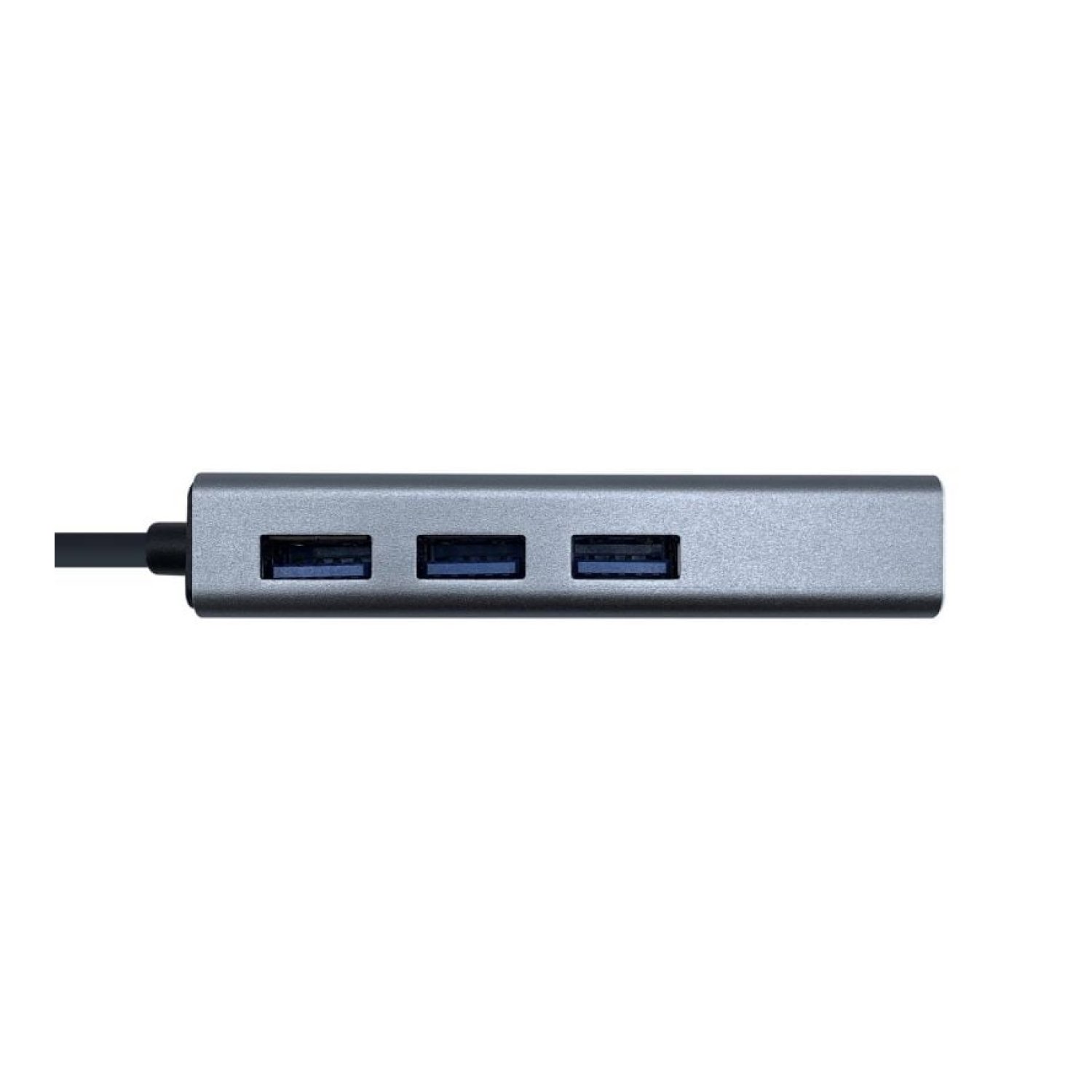 Aisens Hub USB Tipo-C · 3 Puertos USB · 1 RJ45 Gigabit · Gris