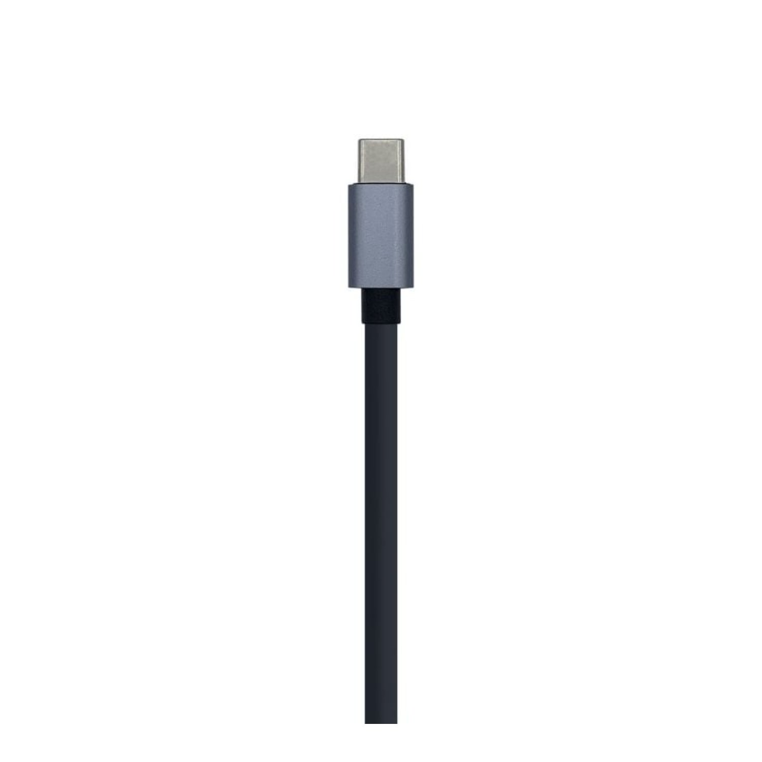 Aisens Hub USB Tipo-C · 3 Puertos USB · 1 RJ45 Gigabit · Gris