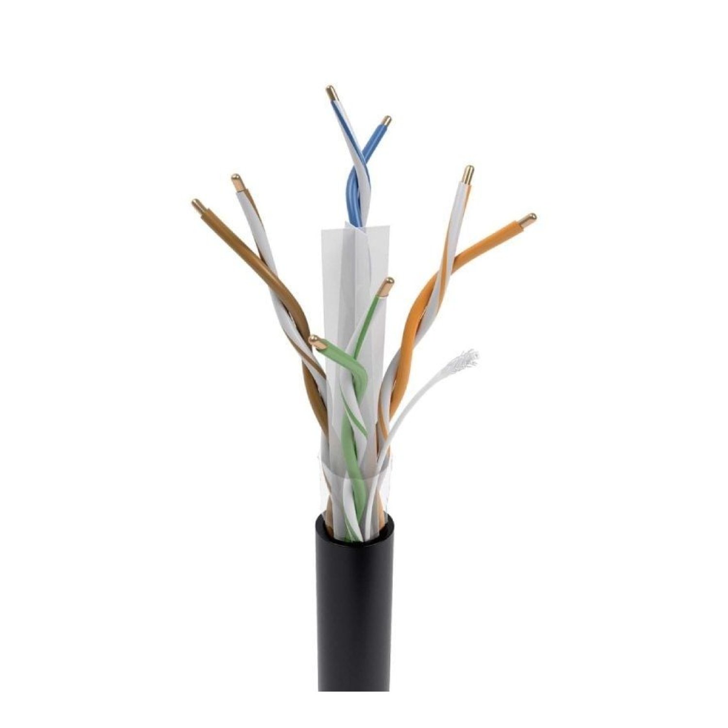Aisens · Cable RJ45 Cat.6 UTP · 305m · AWG23 · Impermeable · Negro
