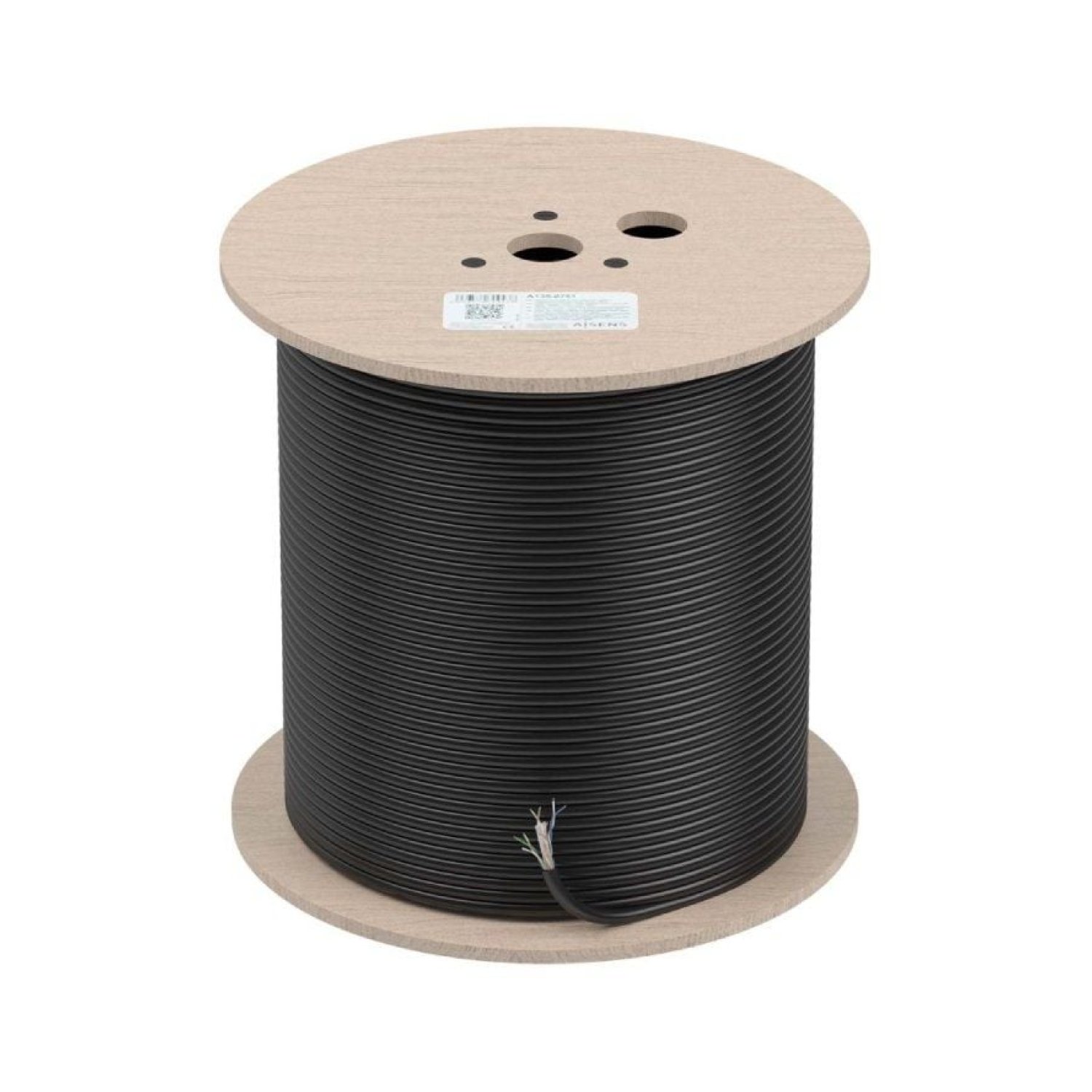 Aisens · Cable RJ45 Cat.6 UTP · 305m · AWG23 · Impermeable · Negro