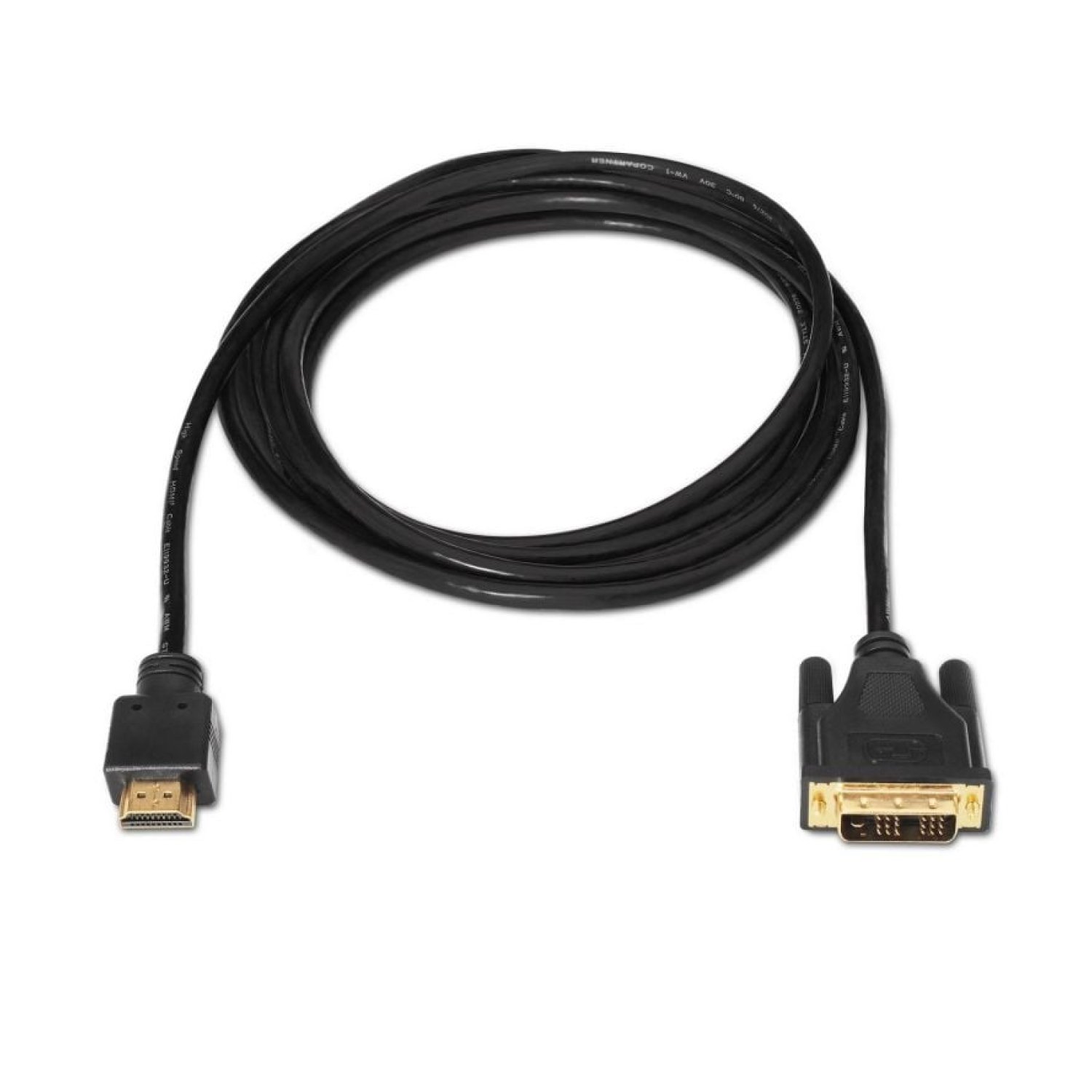 Aisens · Cable HDMI · DVI Macho - HDMI Macho · 1,8m · Negro