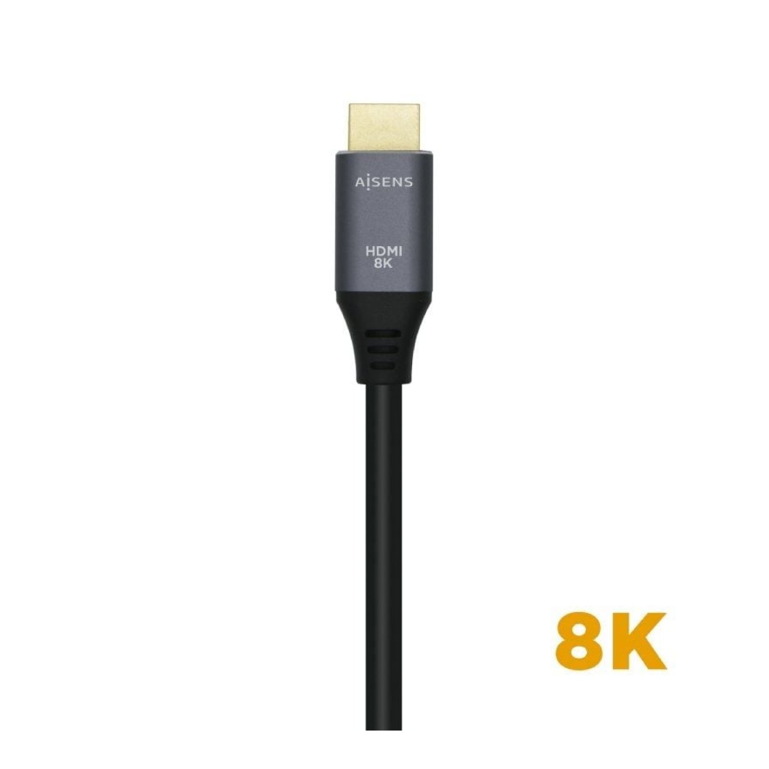 Aisens Cable HDMI 2.1 8K · Macho-Macho · 1,5m · Gris Negro