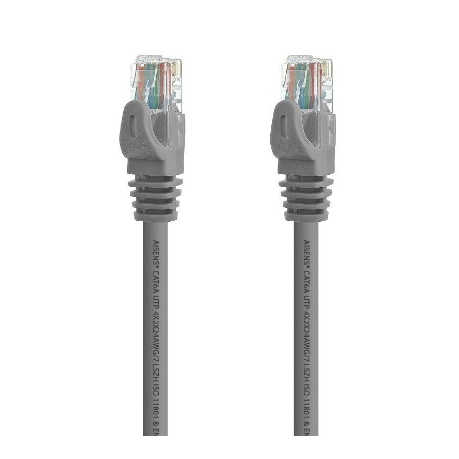 Aisens Cable Red RJ45 UTP · Cat.6A · 5m · Gris