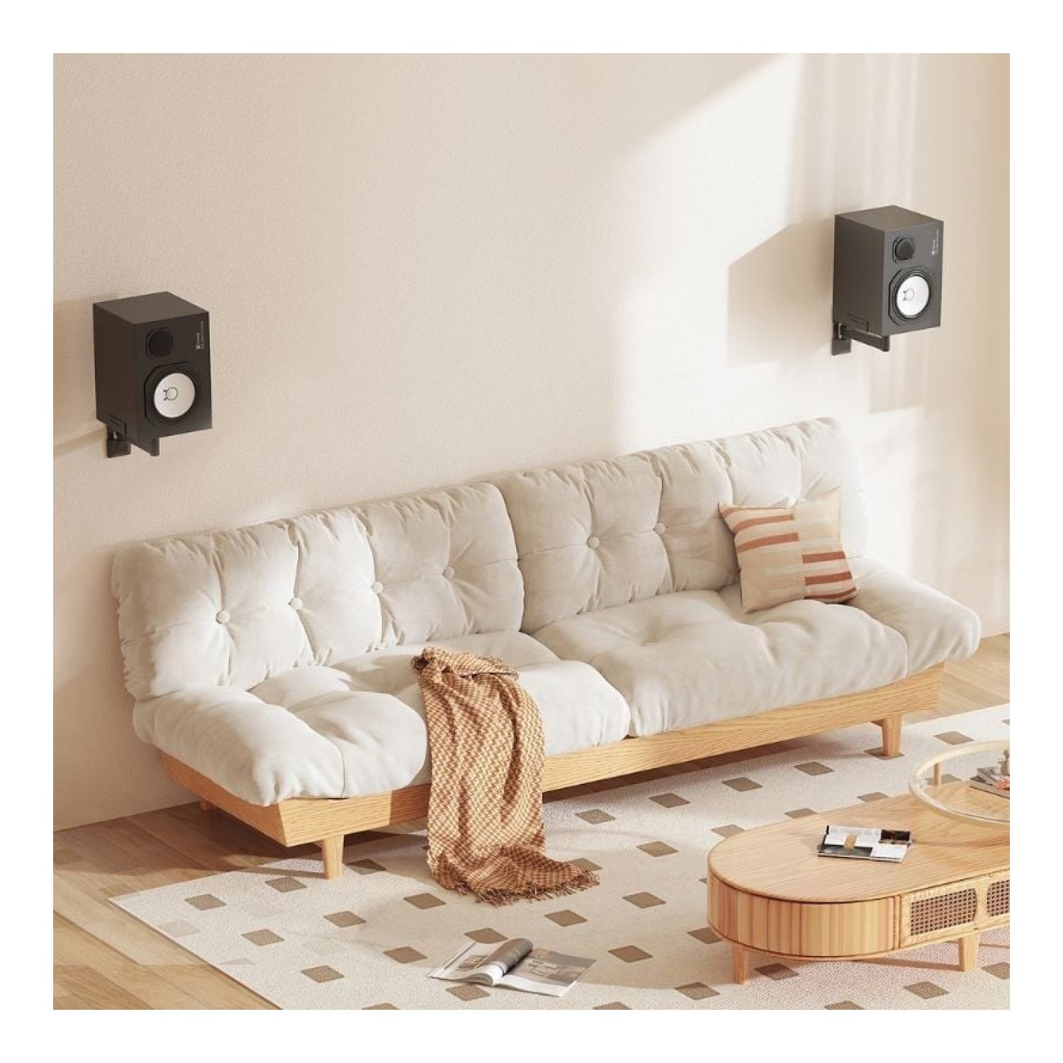 Aisens SPK05U-421 · Soporte de Pared Giratorio e Inclinable · Hasta 25kg