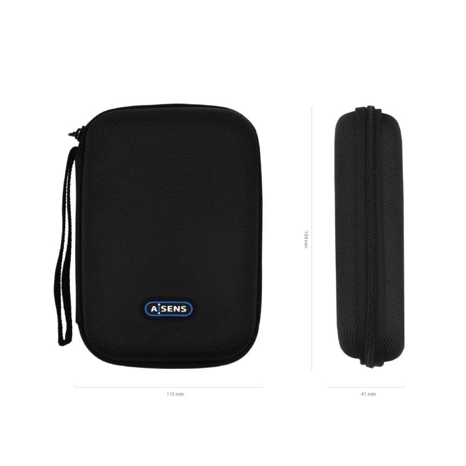 Aisens · Funda Disco Externo 2,5" · Protección Portátil · Negra