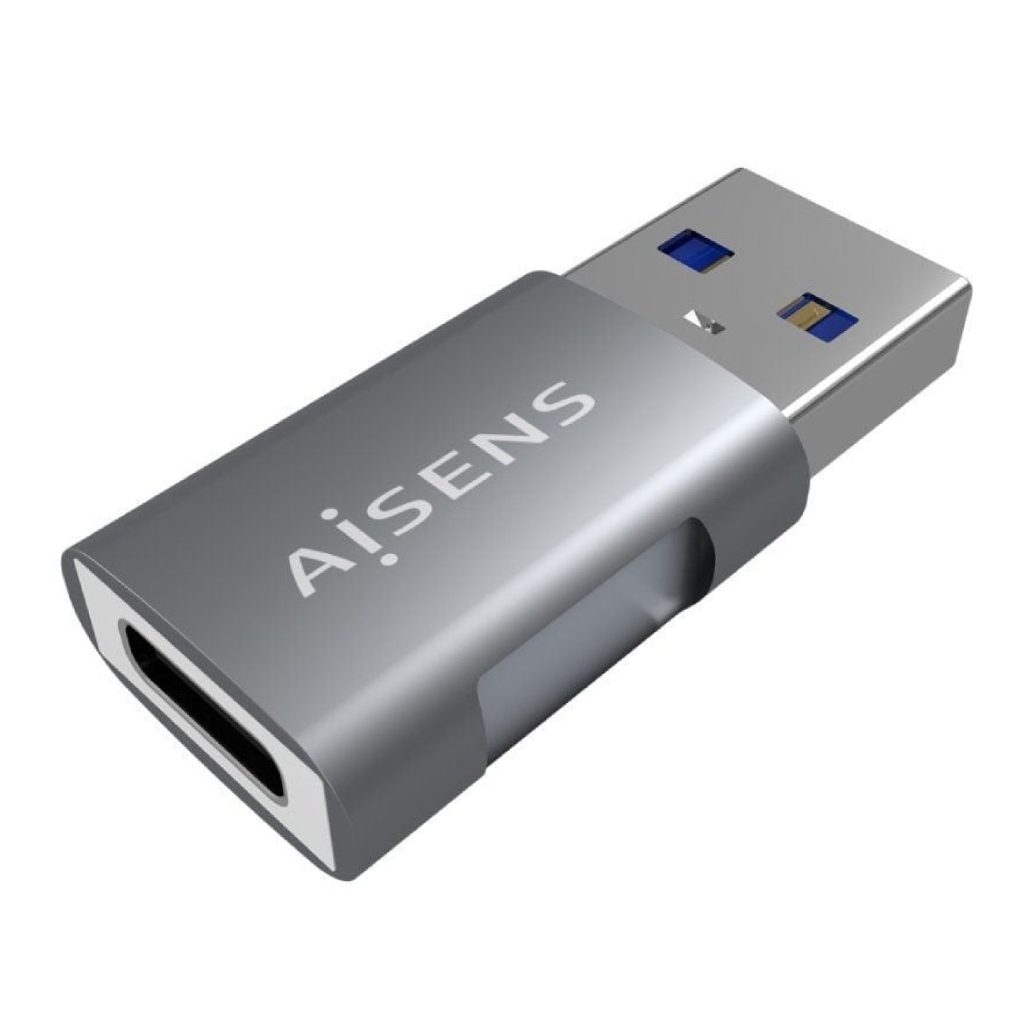 Aisens · Adaptador USB 3.2 Gen2 · USB Tipo-C Hembra a USB Macho