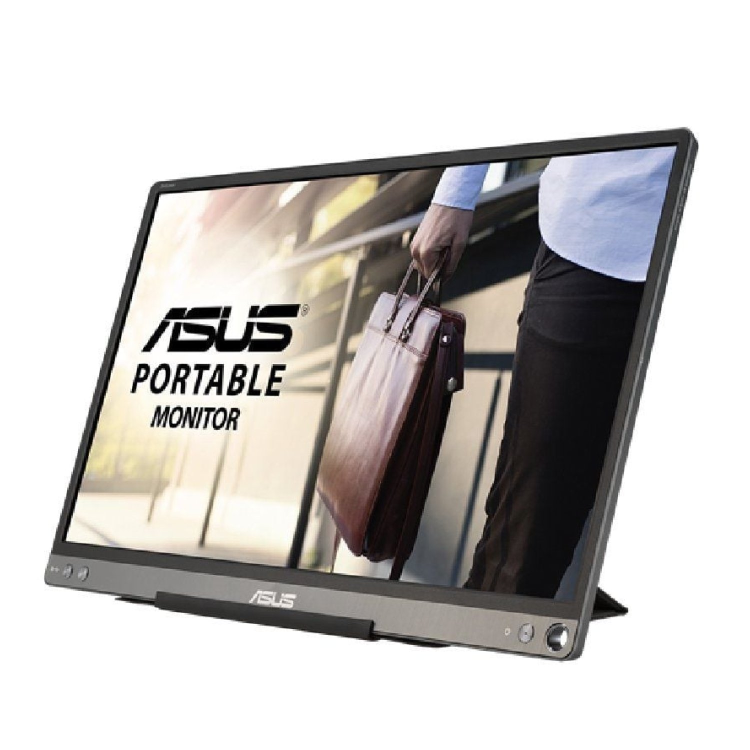 Asus ZenScreen MB16ACE · Monitor Portátil 15,6" · Full HD · Plata y Negro