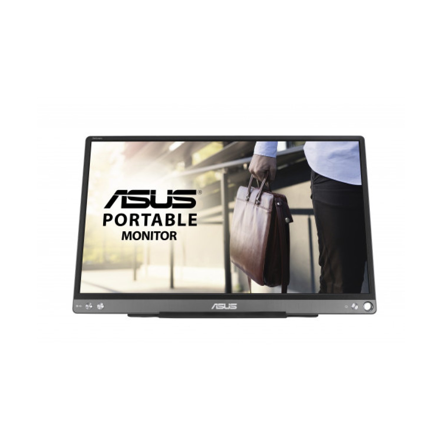 Asus ZenScreen MB16ACE · Monitor Portátil 15,6" · Full HD · Plata y Negro