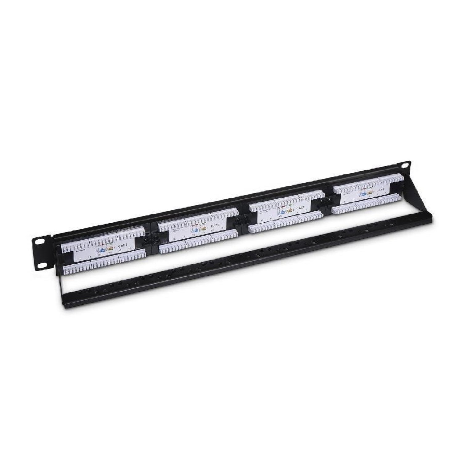 Aisens Patch Panel · 24 Puertos Cat.6 · 1U · Gestión de Cables