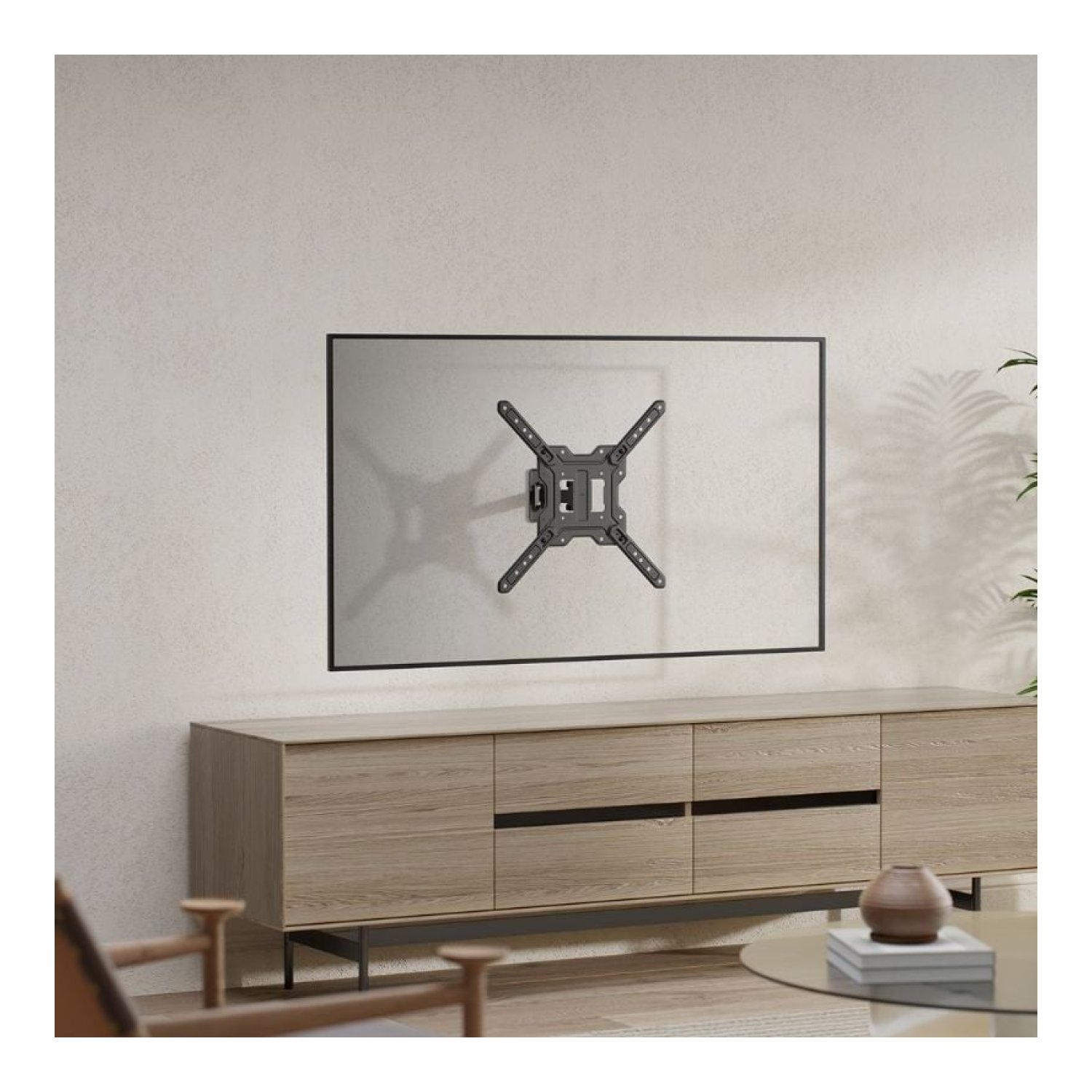 Aisens WT65TSE-415 · Soporte TV Inclinable y Giratorio · 23-65" · Hasta 30kg