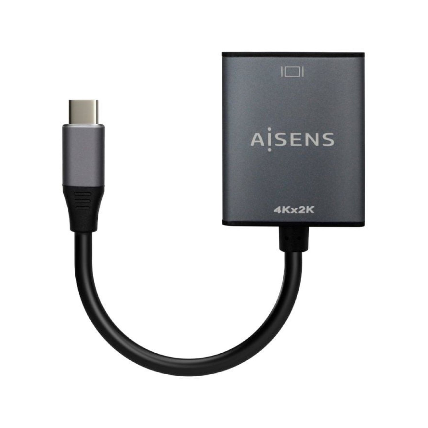 Aisens Conversor HDMI 4K · HDMI Hembra a USB-C · 30Hz · 15cm