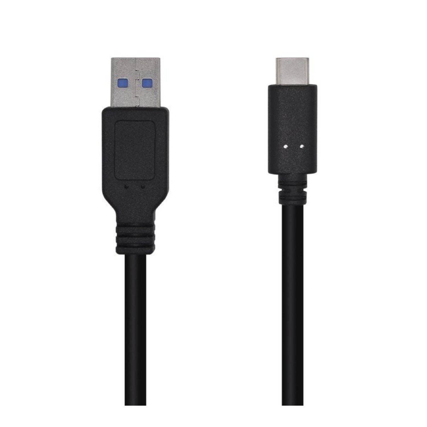 Aisens · Cable USB 3.1 Tipo-C · 50cm · USB-C Macho a USB Macho · Negro