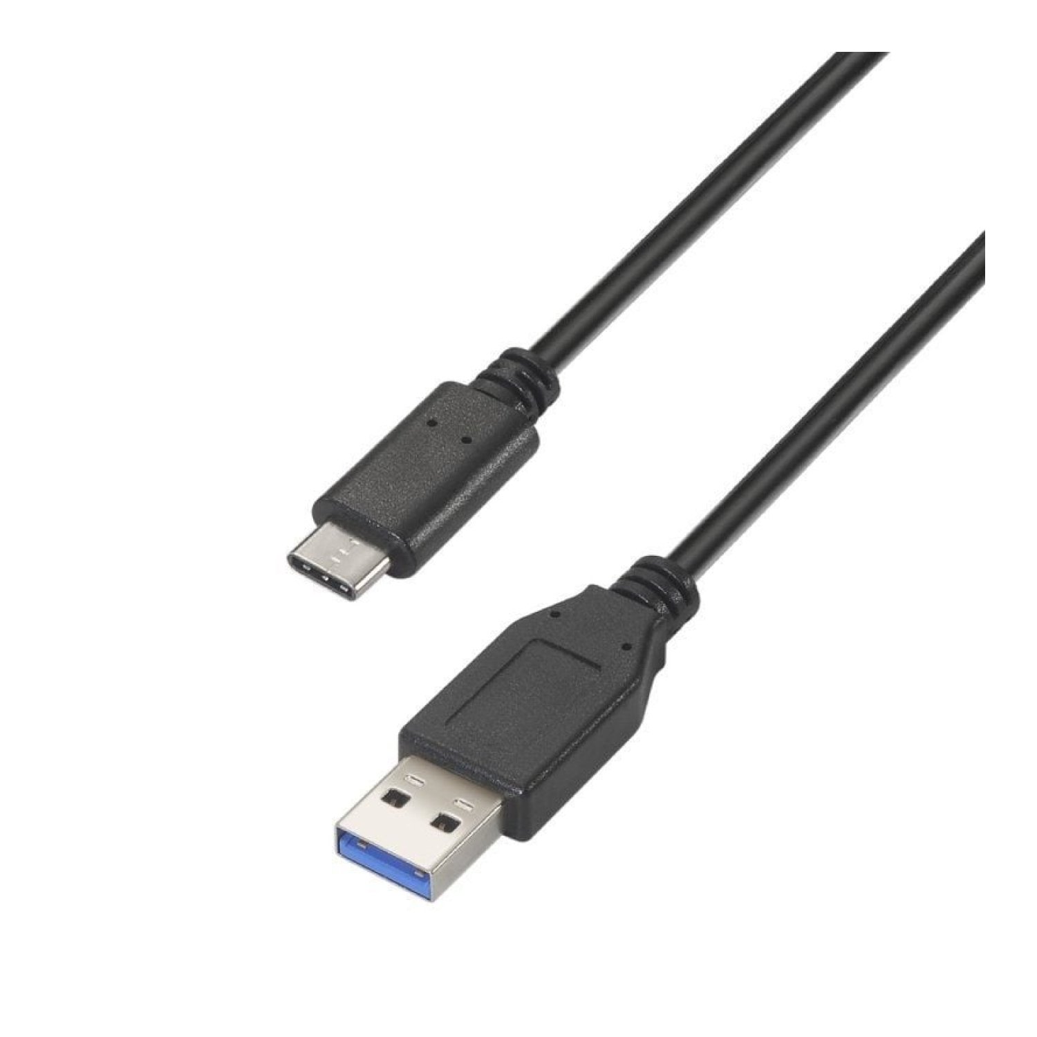 Aisens · Cable USB 3.1 Tipo-C · 50cm · USB-C Macho a USB Macho · Negro