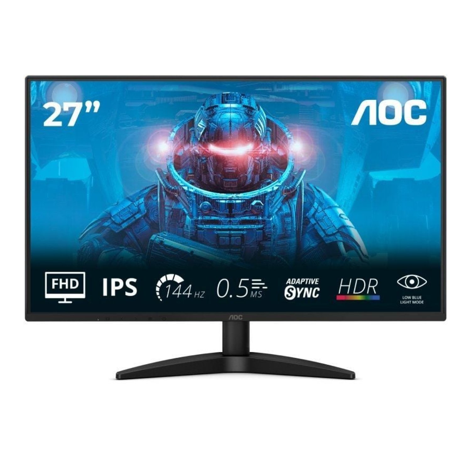 AOC 27B36X · Monitor Gaming 27" · Full HD · 144Hz · 0,5ms · IPS