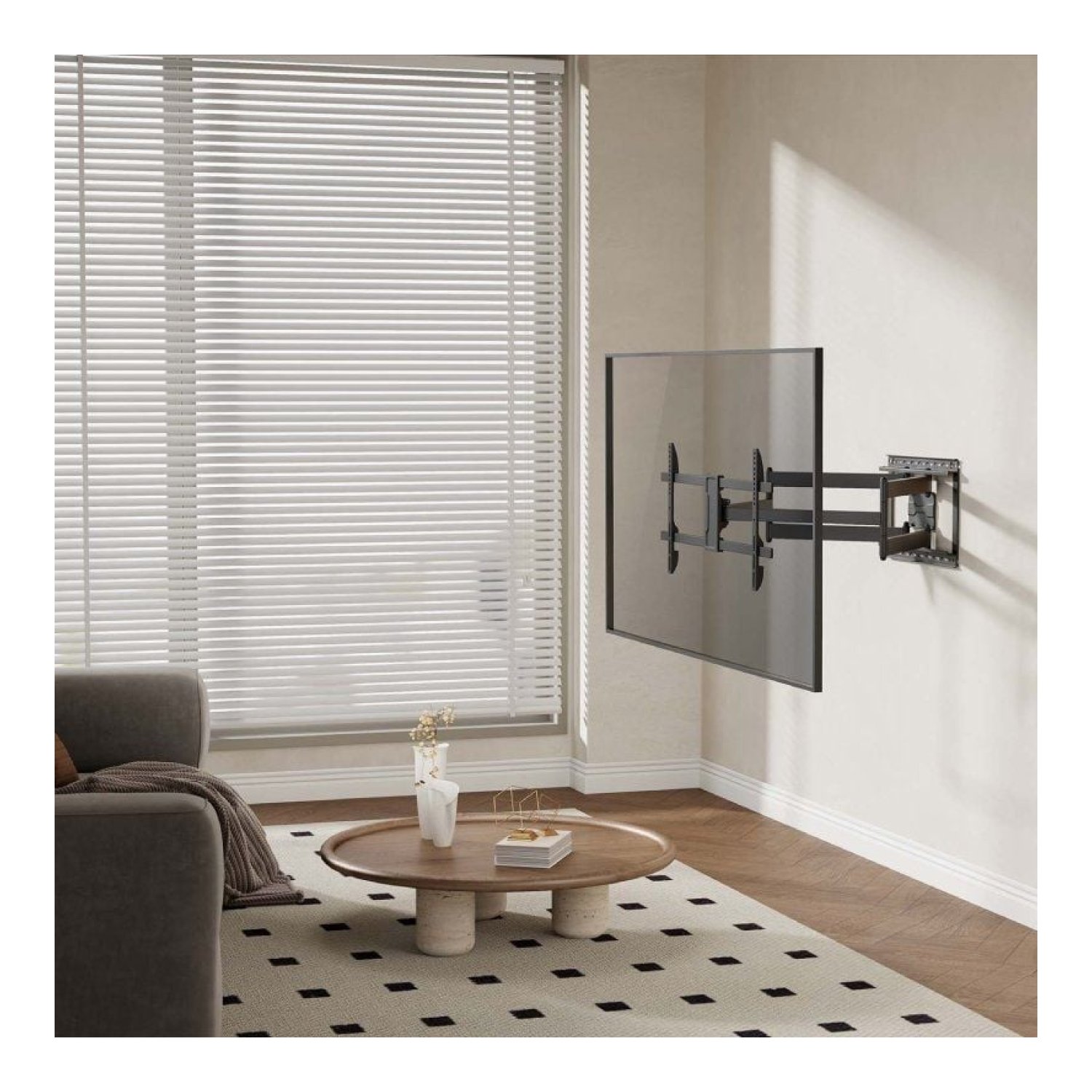 Aisens WT90TSLE · Soporte Pared Giratorio e Inclinable · 43-90" · Hasta 60kg
