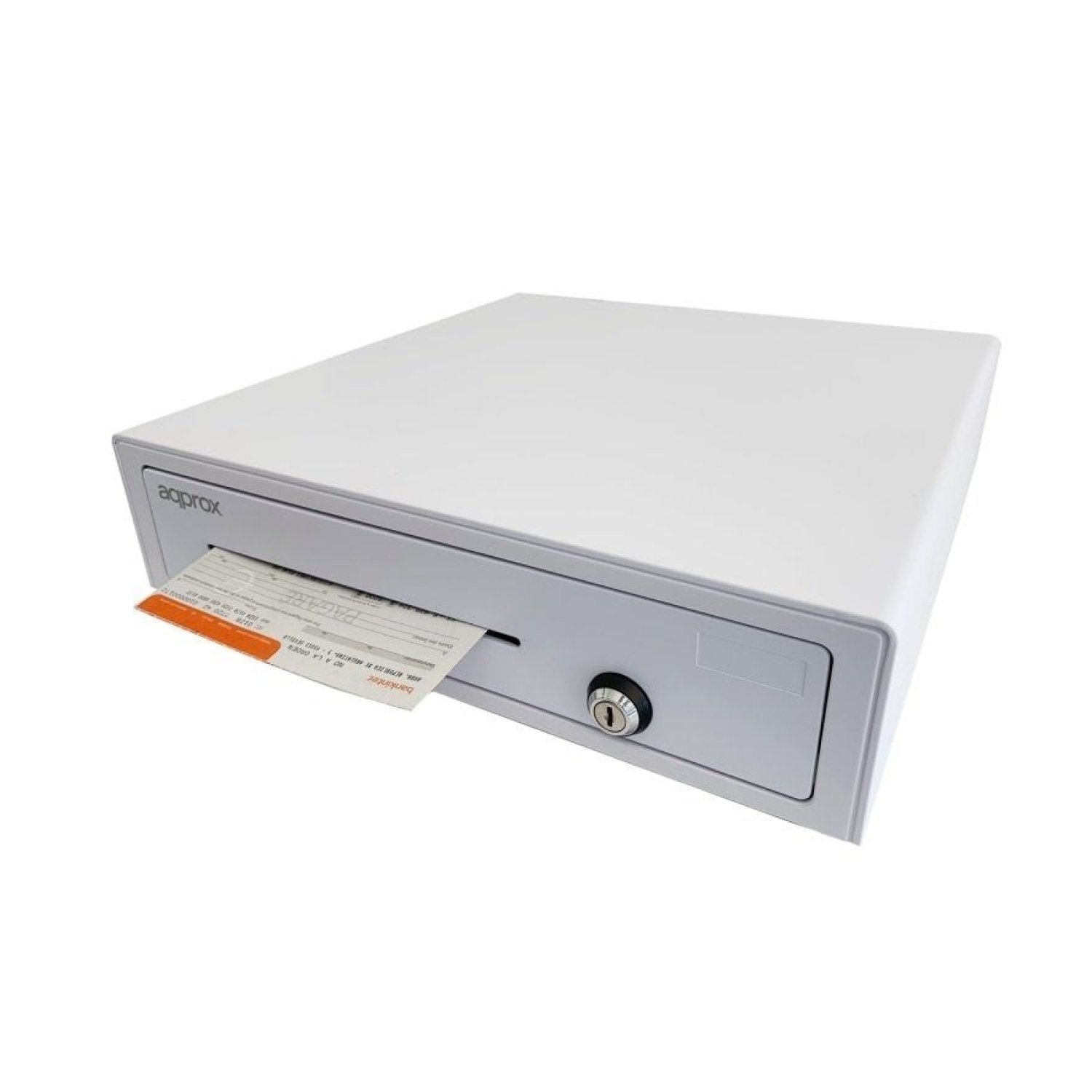 Approx appCASH01 · Cajón Portamonedas · Manual y Automático · Blanco