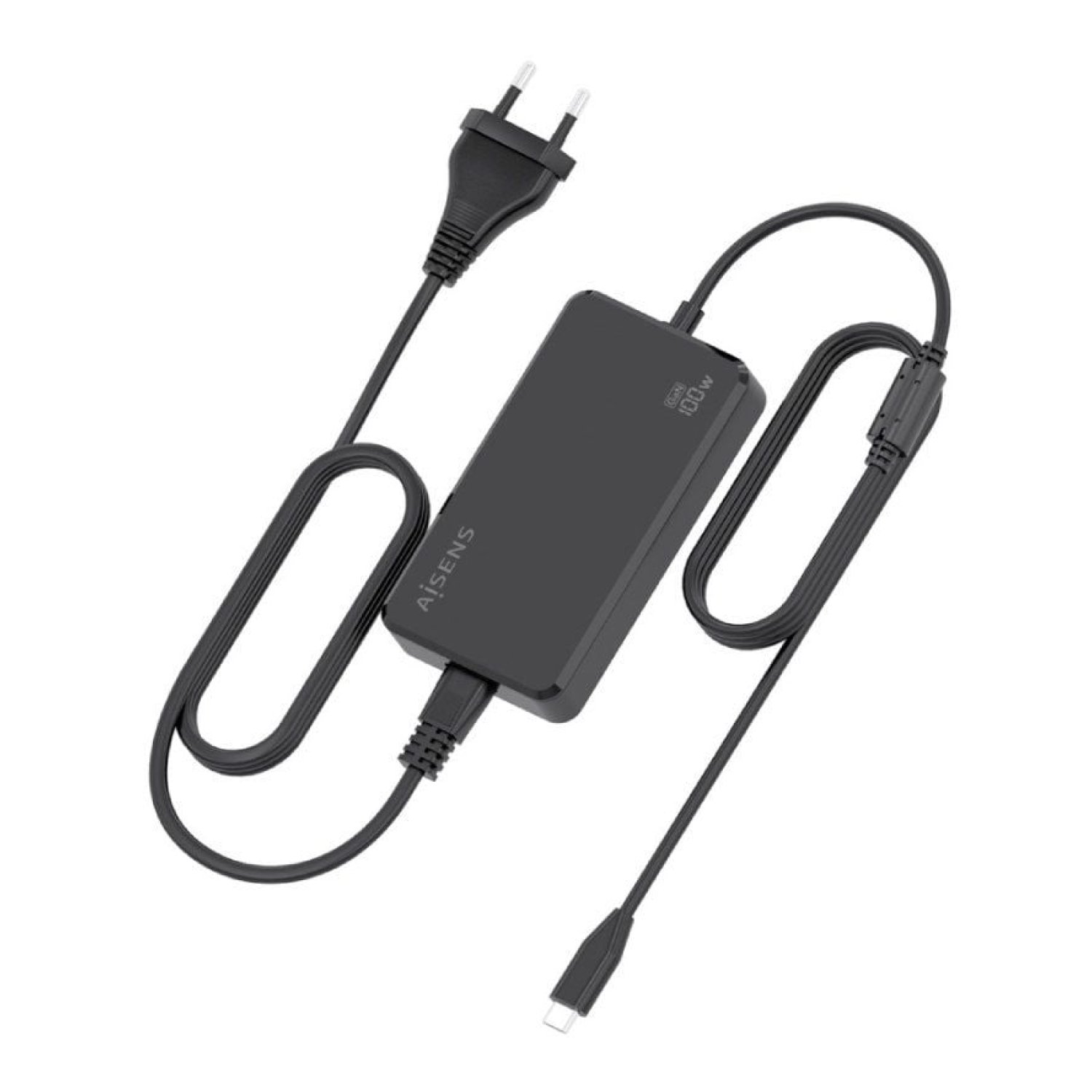 Aisens Cargador GaN Sobremesa · 1x USB-C · 100W