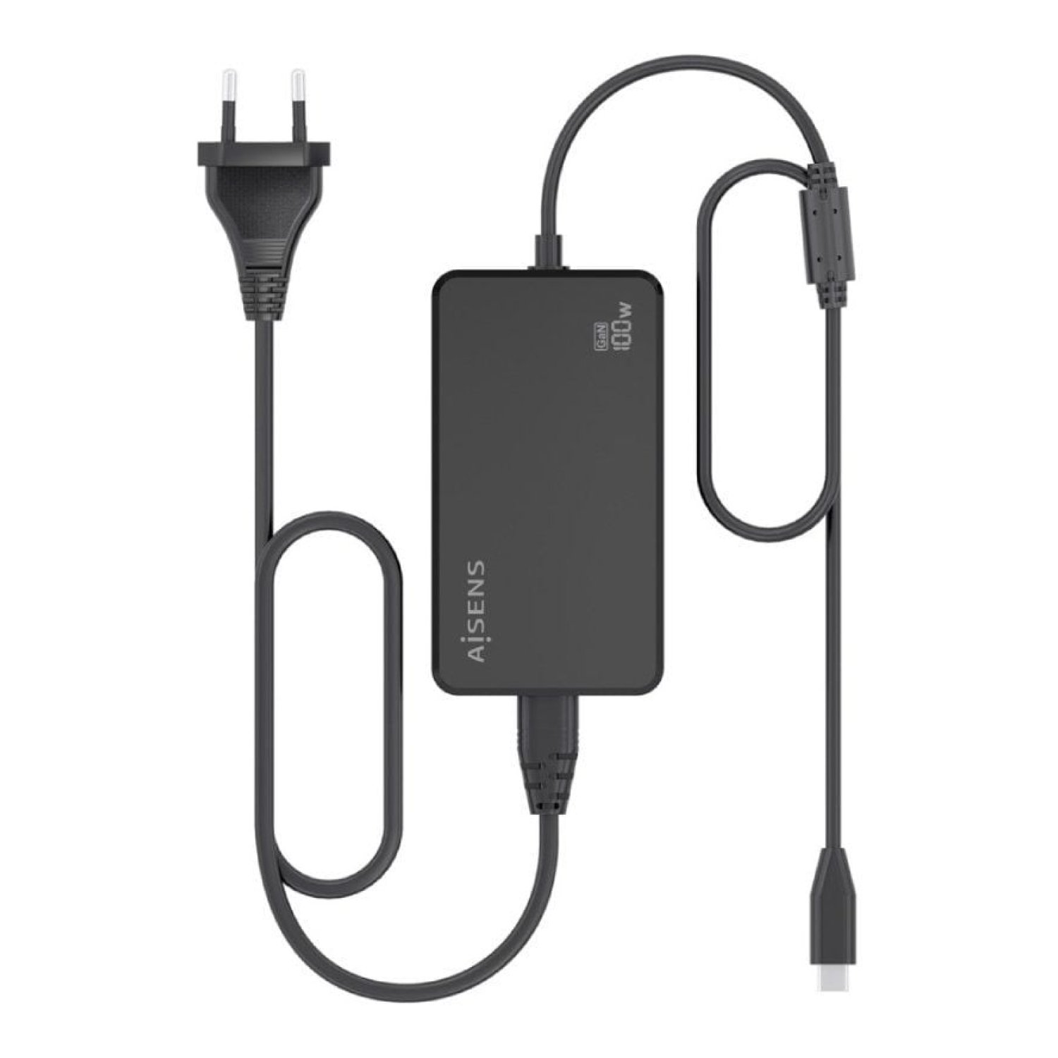 Aisens Cargador GaN Sobremesa · 1x USB-C · 100W