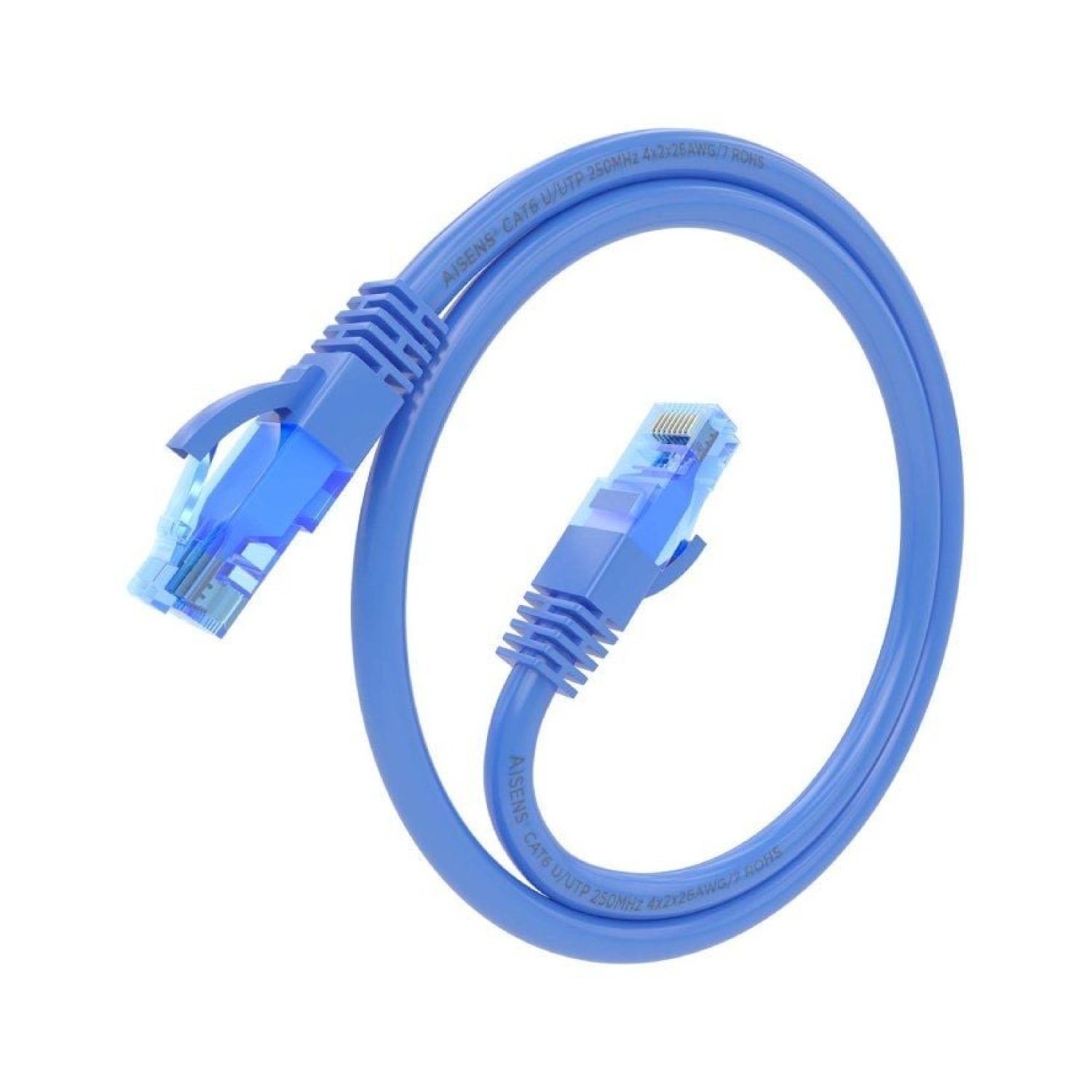 Aisens Cable Red RJ45 · Cat.6 UTP · 4m · AWG26 CCA · Azul