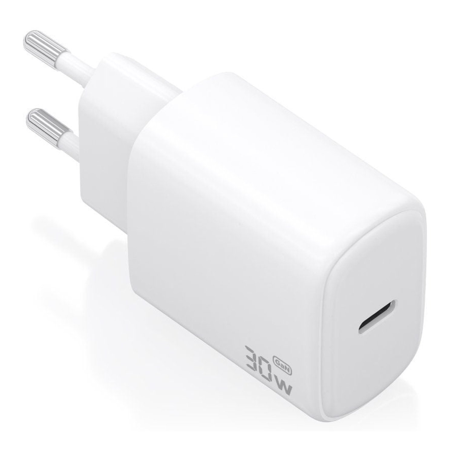 Aisens Cargador GaN · 1x USB-C · 30W · Blanco