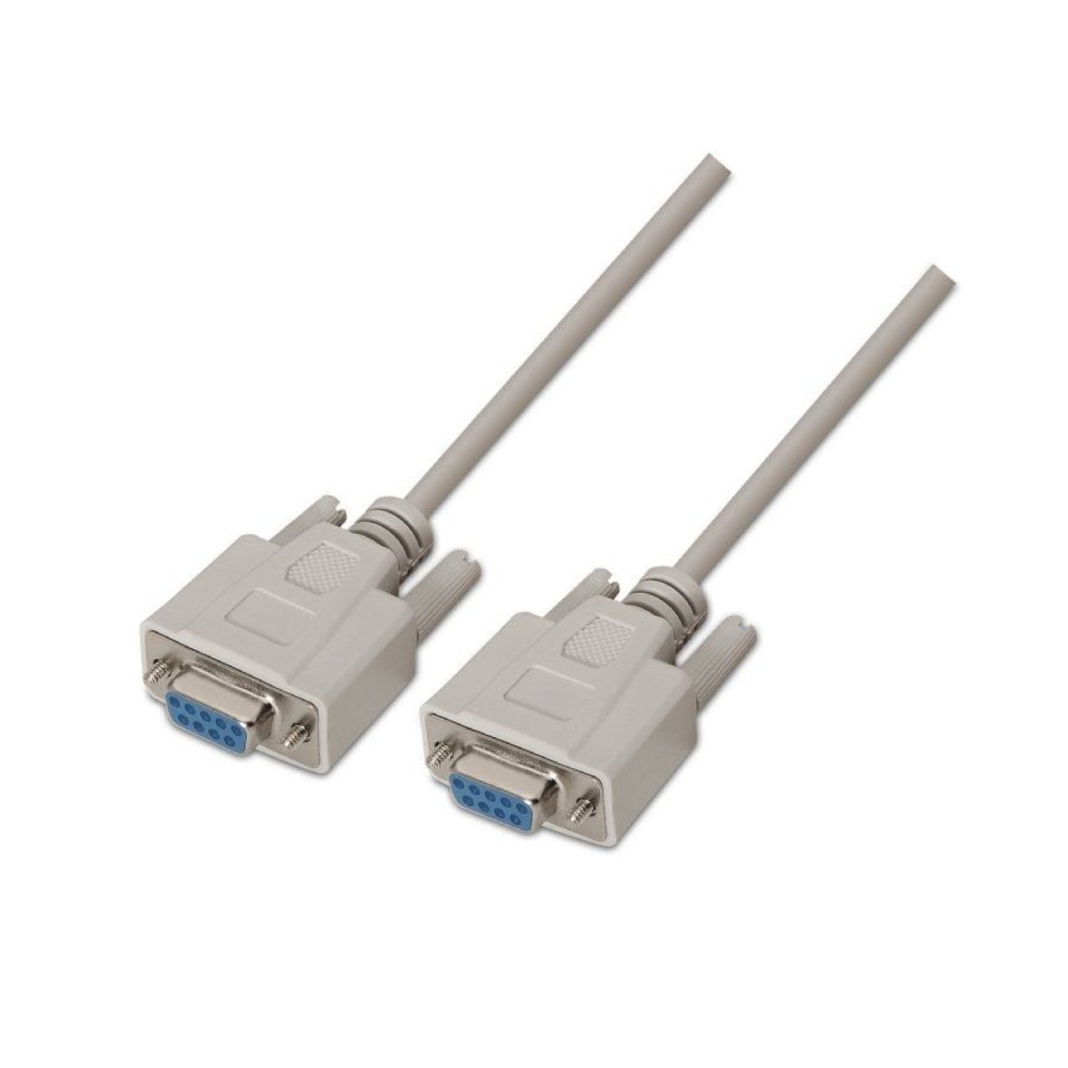 Aisens Cable NULL Modem · DB9 Hembra a Hembra · 1,8m · Beige