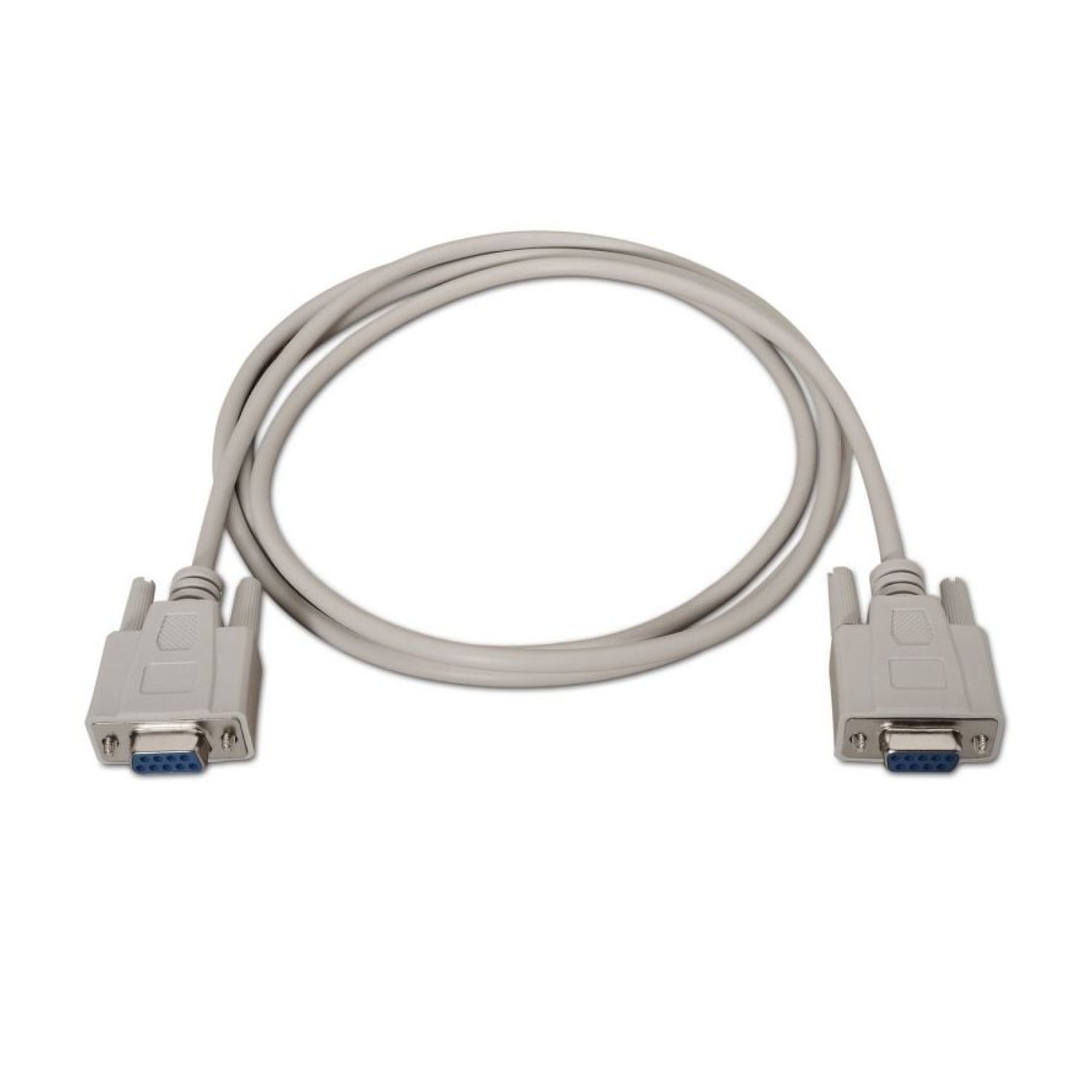 Aisens Cable NULL Modem · DB9 Hembra a Hembra · 1,8m · Beige