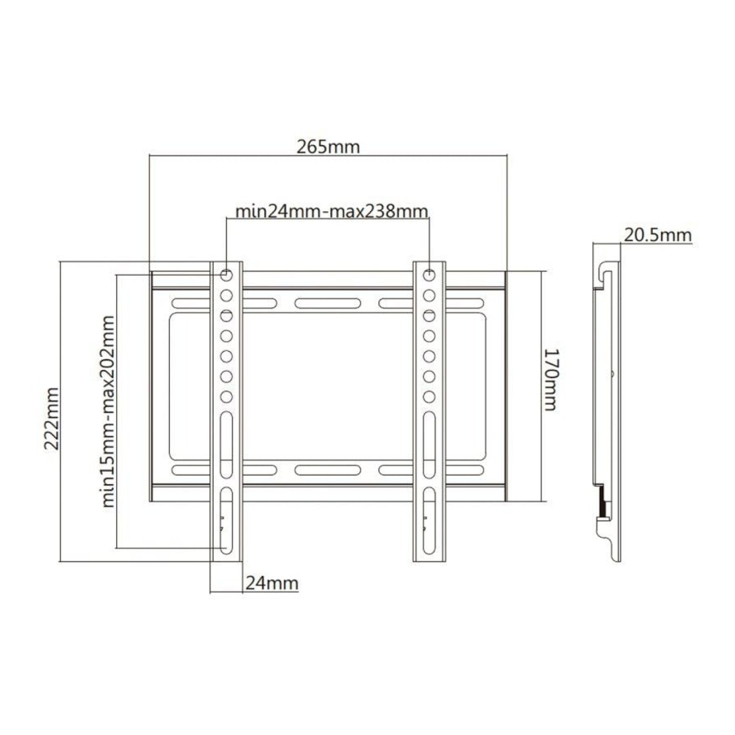 Aisens WT42F-157 · Soporte Pared TV · 32-42" · Hasta 35kg · Orientable