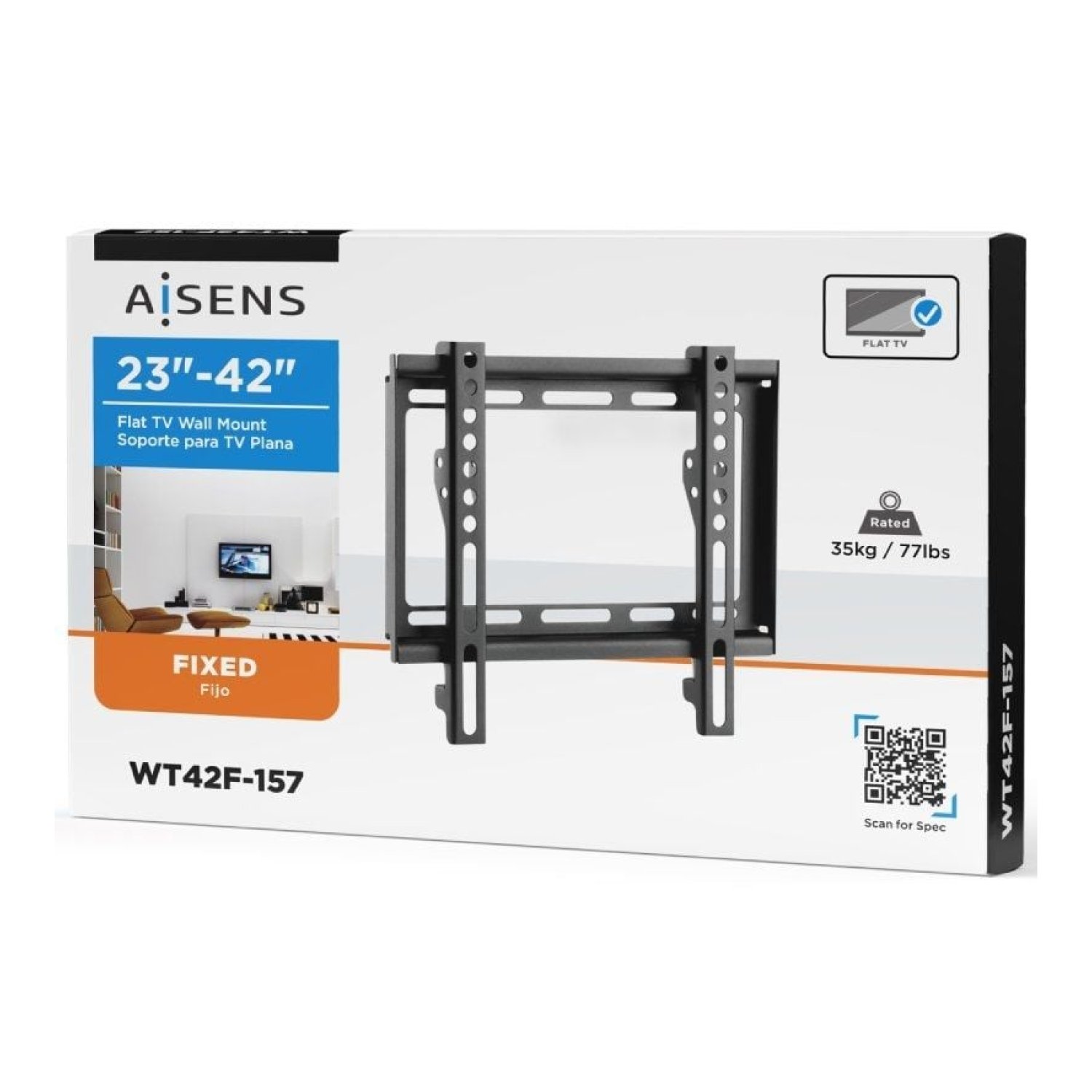 Aisens WT42F-157 · Soporte Pared TV · 32-42" · Hasta 35kg · Orientable