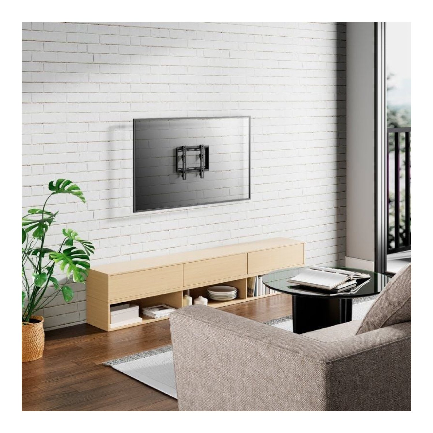 Aisens WT42F-157 · Soporte Pared TV · 32-42" · Hasta 35kg · Orientable