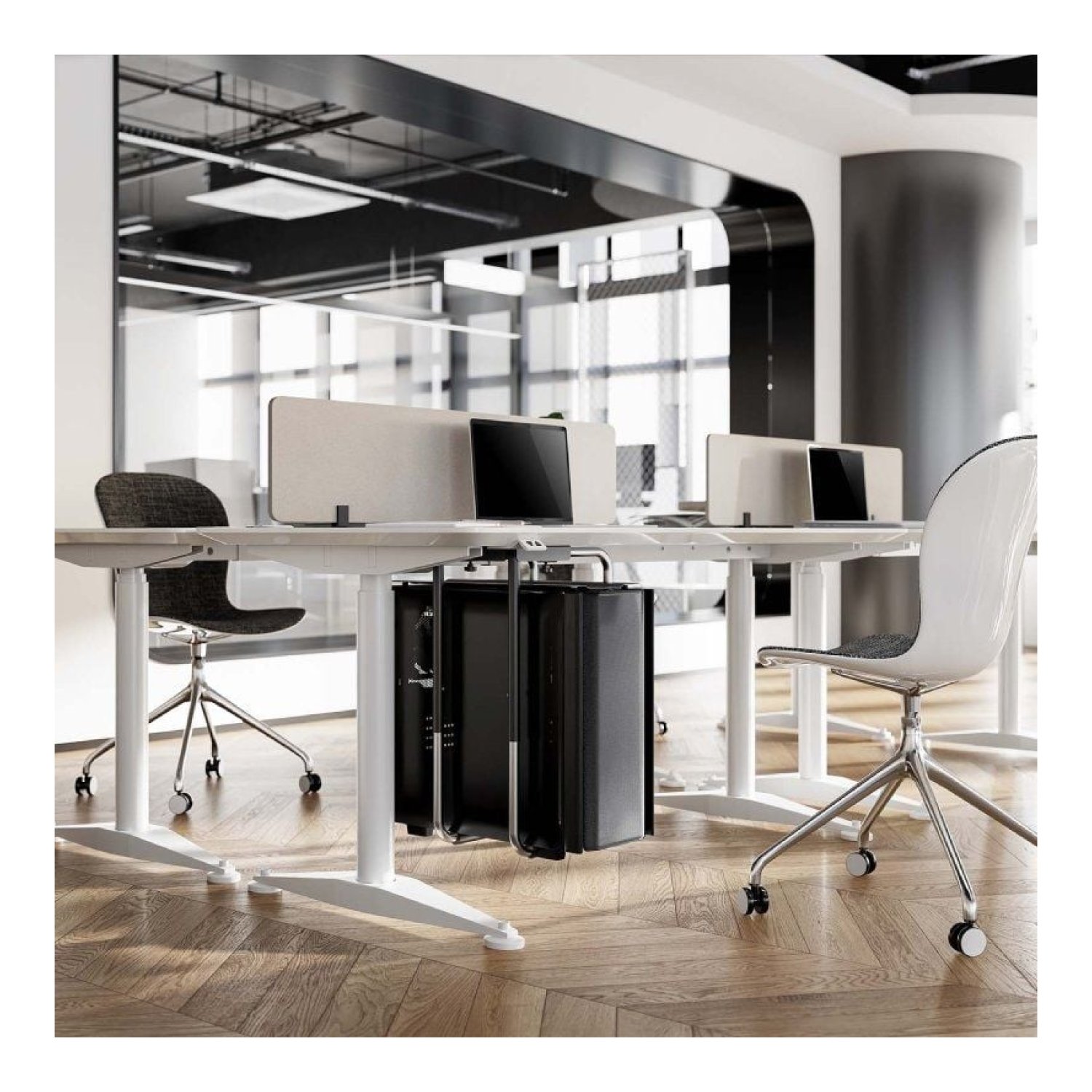 Aisens MPC08-337 · Soporte Bajo Mesa para PC · Capacidad 30kg