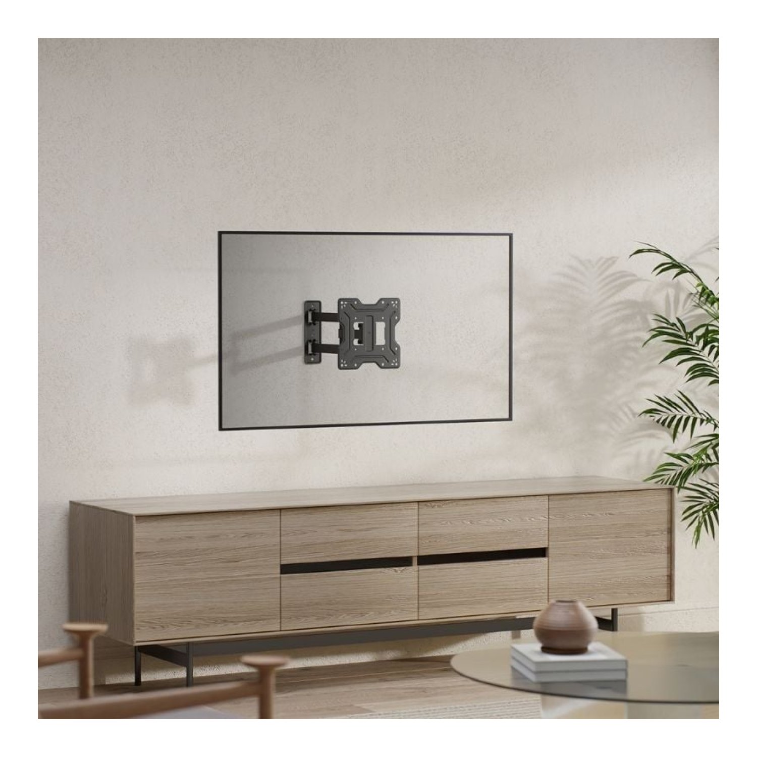 Aisens WT43TSE-413 · Soporte TV Inclinable y Giratorio · 23-43" · Hasta 30kg
