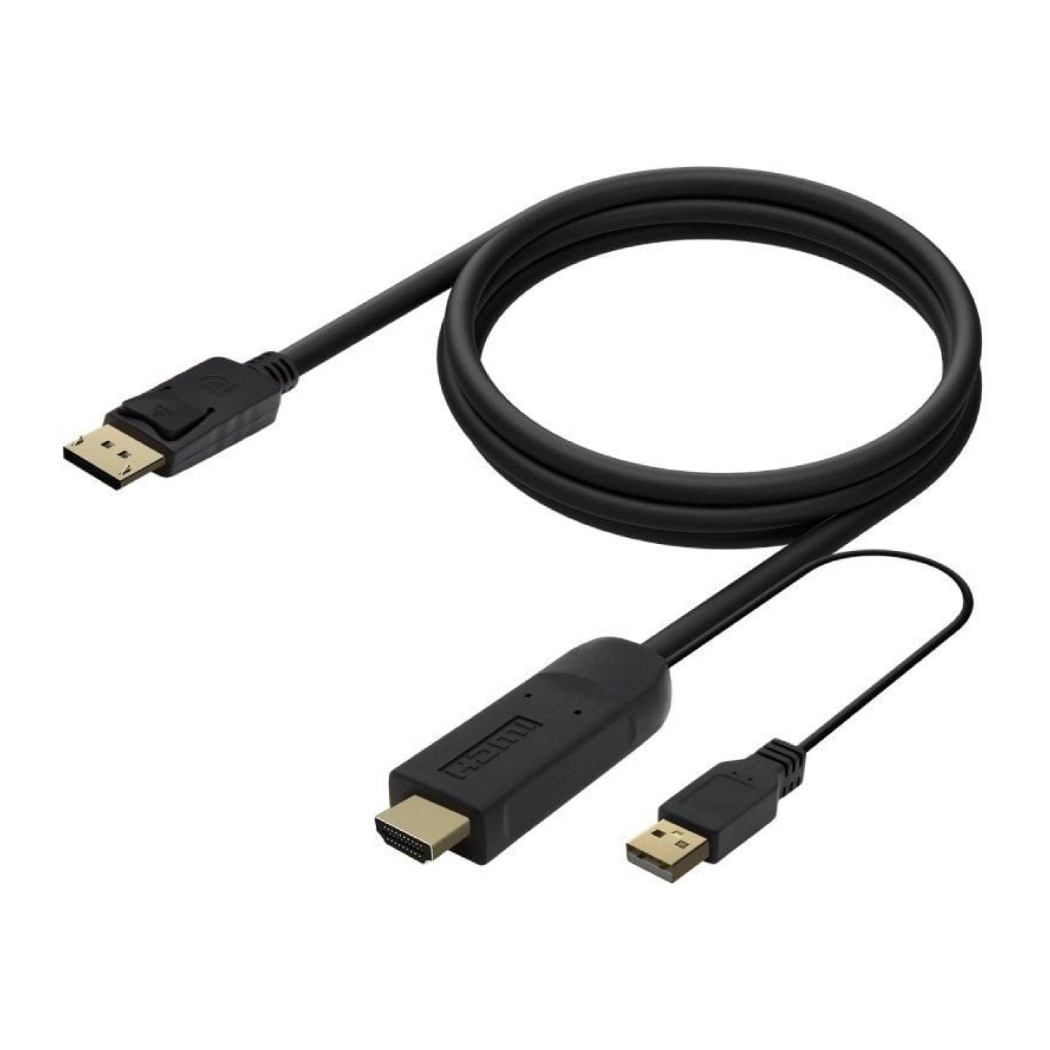 Aisens Cable Conversor · HDMI a DisplayPort · 2250Mbps · 10W · 2m · Negro