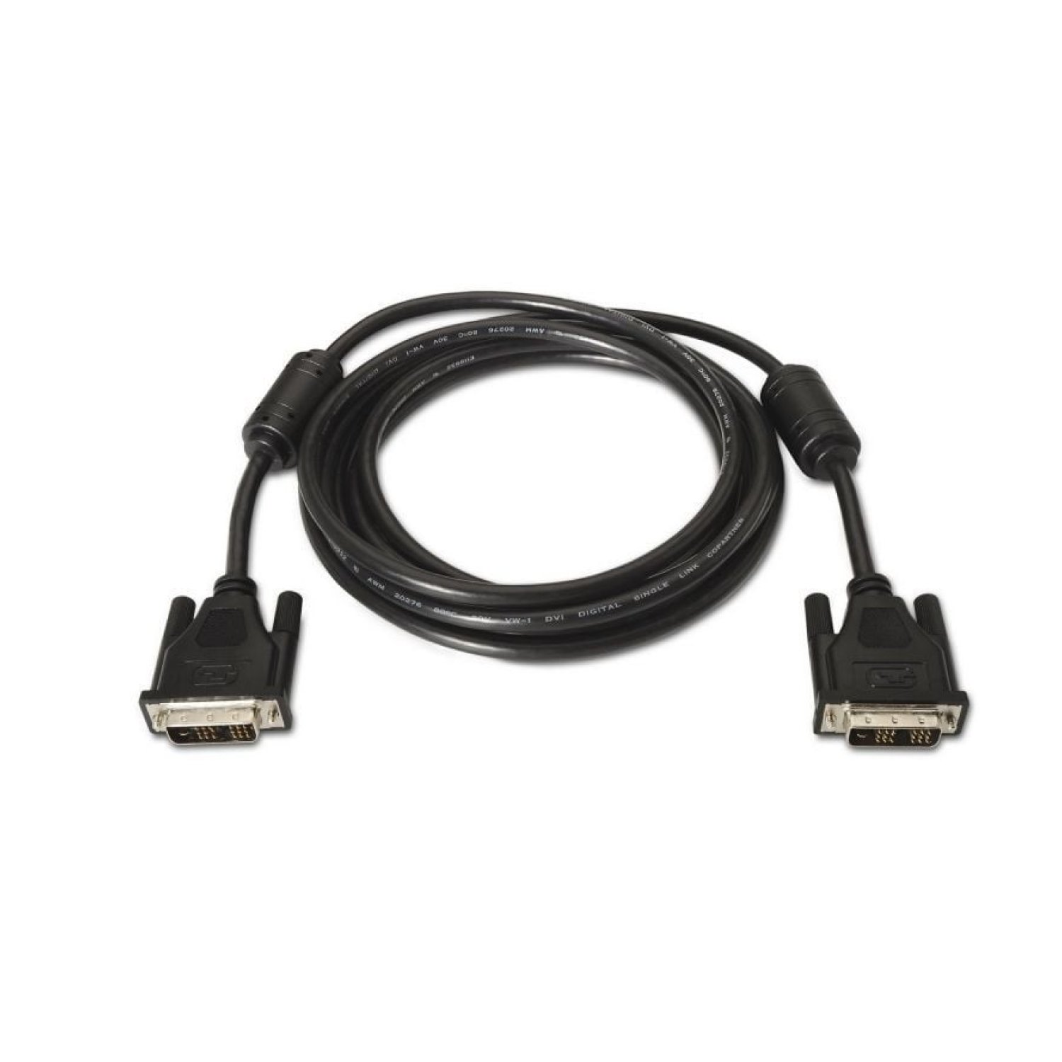 Aisens · Cable DVI-D · 1,8m · Negro · Hasta 3W · 10Mbps