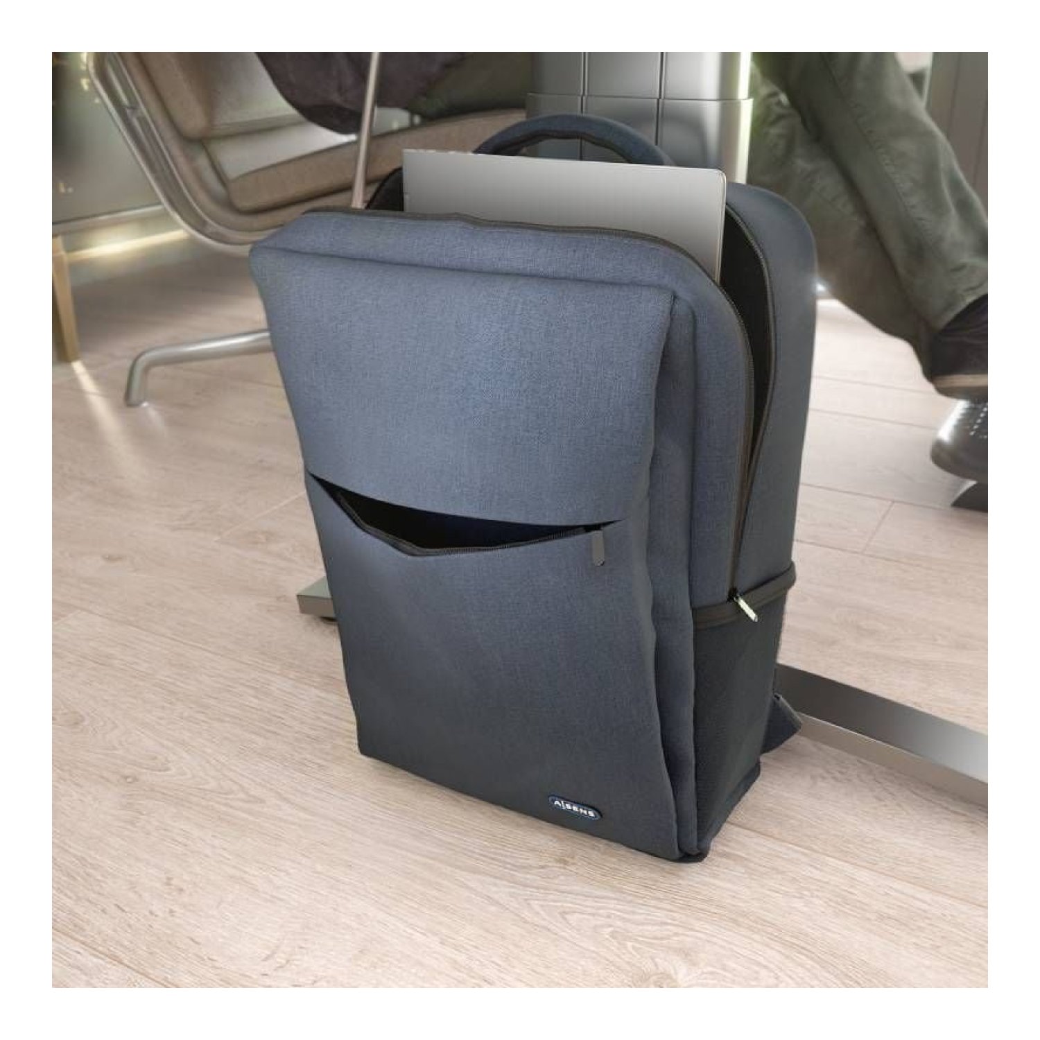 Aisens · Mochila para Portátil · hasta 17" · Azul
