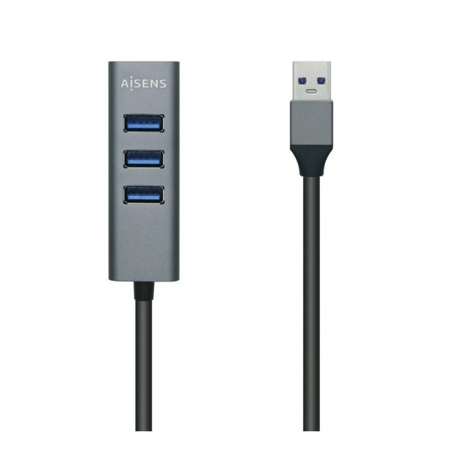 Aisens Hub USB 3.0 · 4 Puertos · Gris