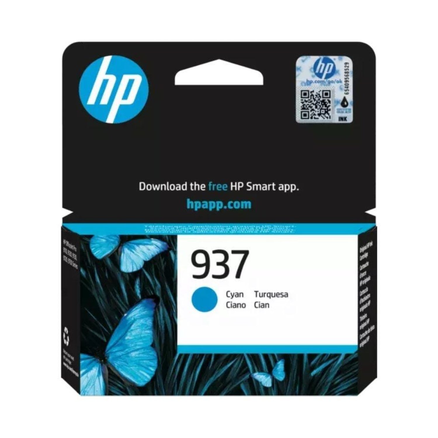 HP Cartucho Tinta Original nº937 · Cian