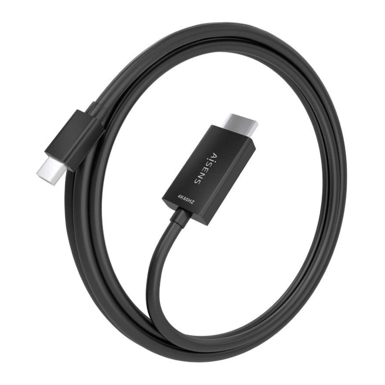 Aisens Cable Conversor · Mini DisplayPort a HDMI 4K · 2 metros · Negro